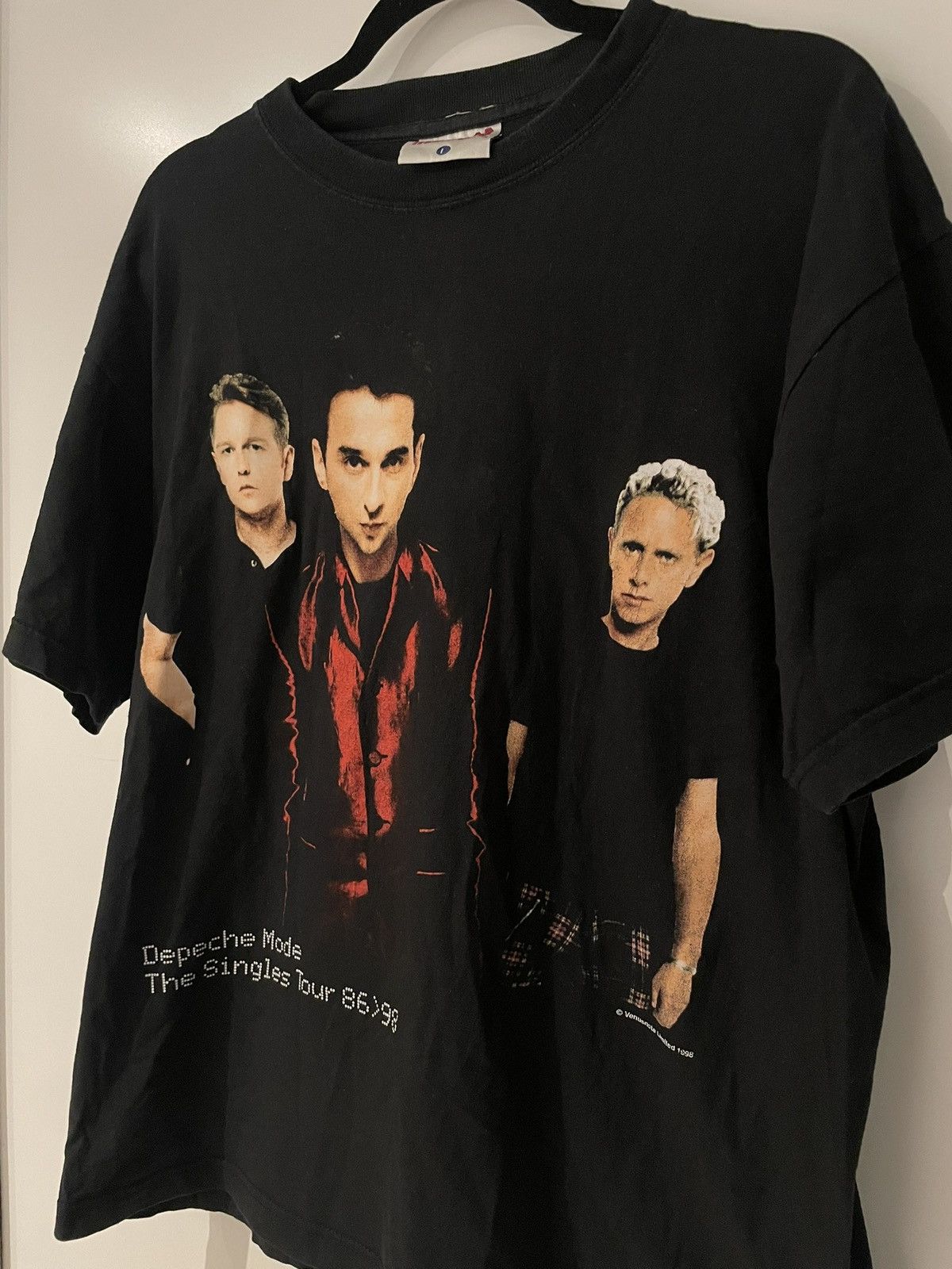 Band Tees Depeche Mode 1998 Singles Tour shirt single stitch the cure Size US L / EU 52-54 / 3 - 3 Thumbnail