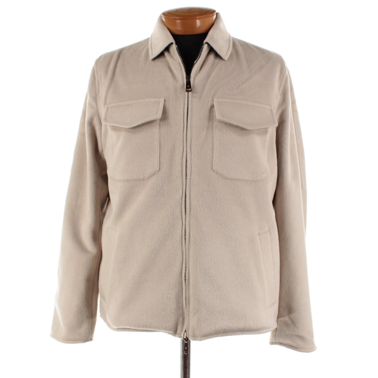 Kiton Kiton Jacket Size XL US In Beige Polyester Blend Size US XL / EU 56 / 4 - 1 Thumbnail