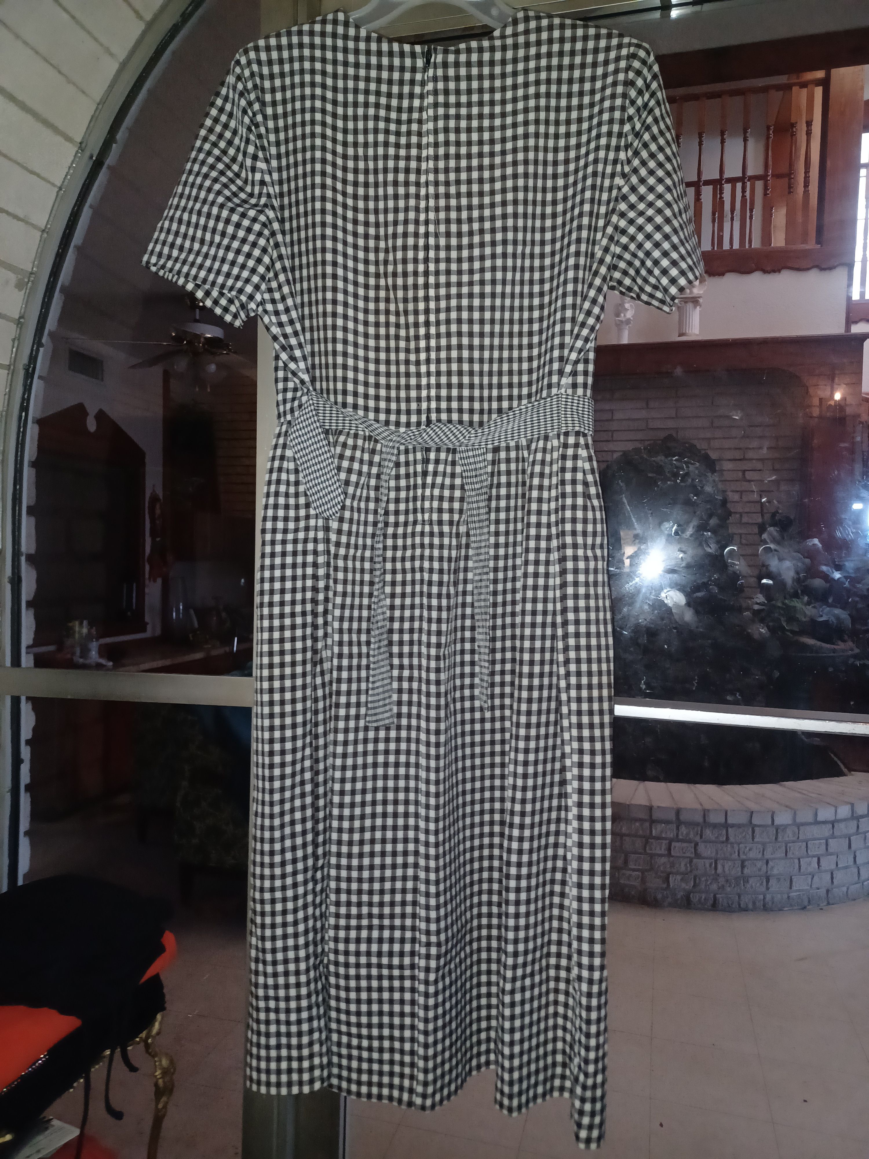 Other Kathie Lee Vintage Women's Maxi Dress SZ 12 Checkers Size XL / US 12-14 / IT 48-50 - 2 Thumbnail