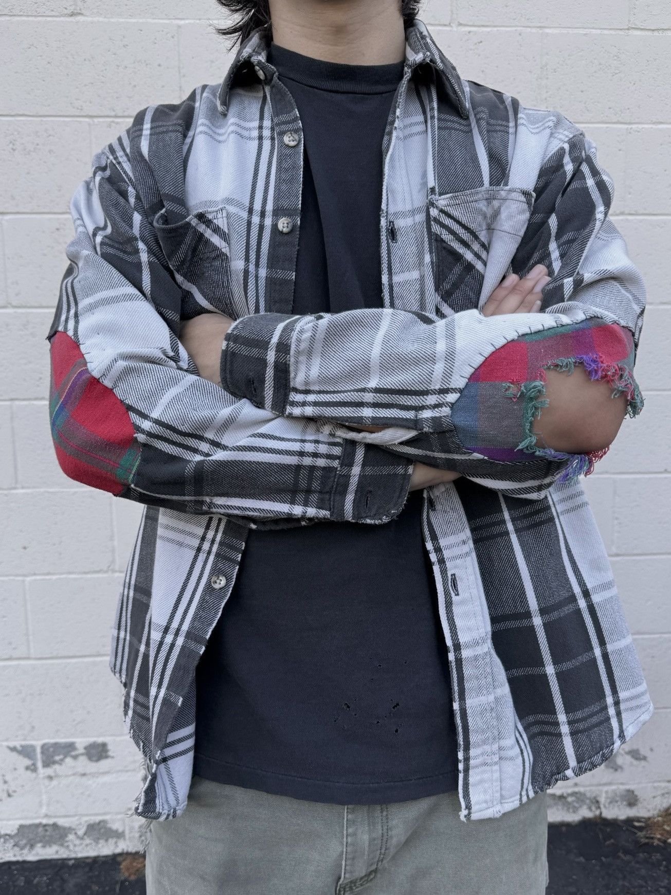 Other VTG 70’s Patchwork Heavyweight Cotton Flannel Button Up Size US L / EU 52-54 / 3 - 2 Thumbnail