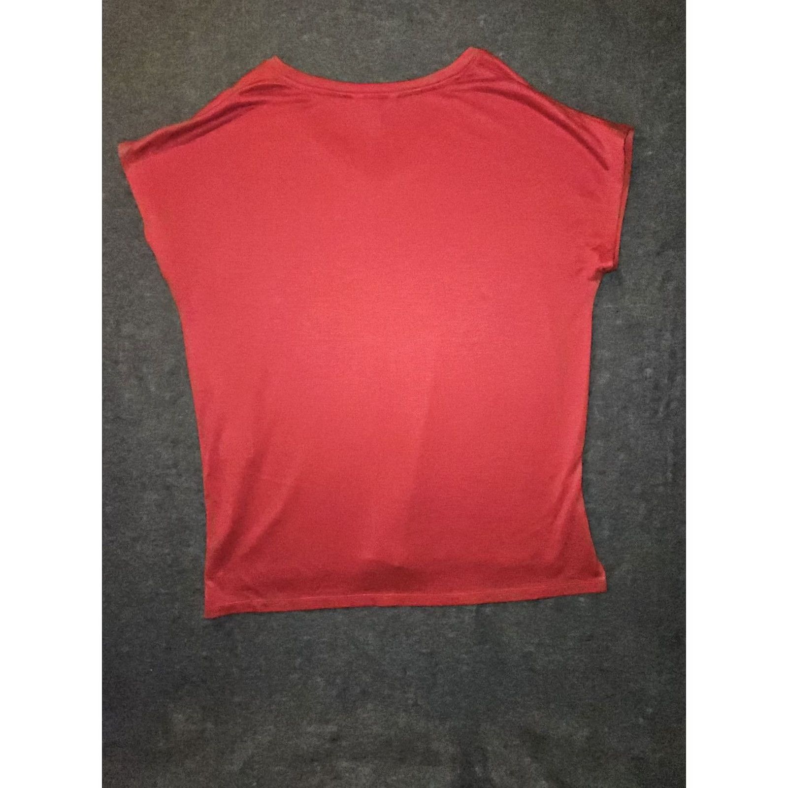 Orvis Orvis V-Neck Blouse Sleeveless Women's Large Red Stretch Casual Hiking Camping Size L / US 10 / IT 46 - 8 Thumbnail