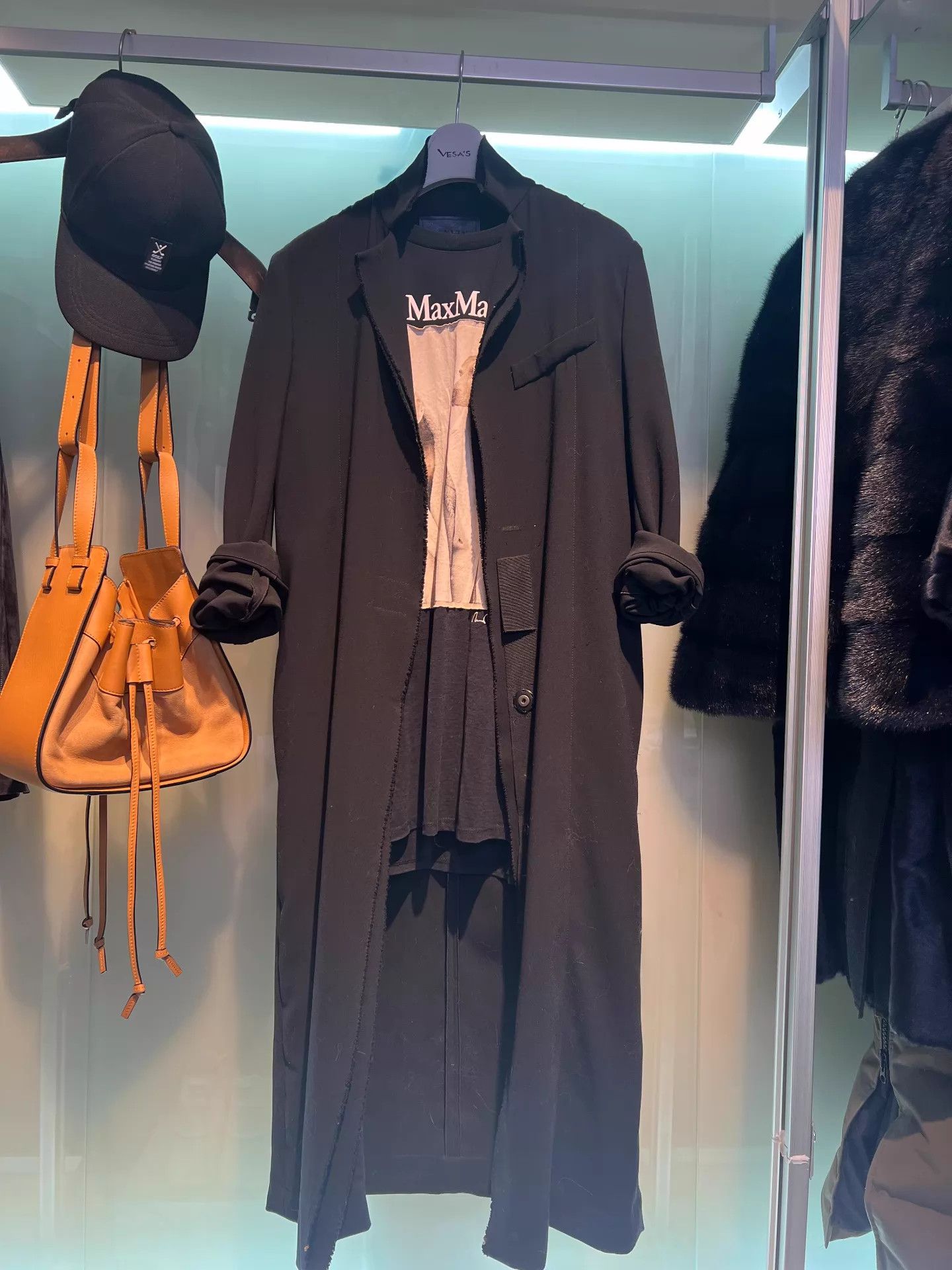 Lanvin LANVIN French Black Triacetate Relaxed Long Coat 34 Size XXS / US 00 / IT 34 - 2 Thumbnail