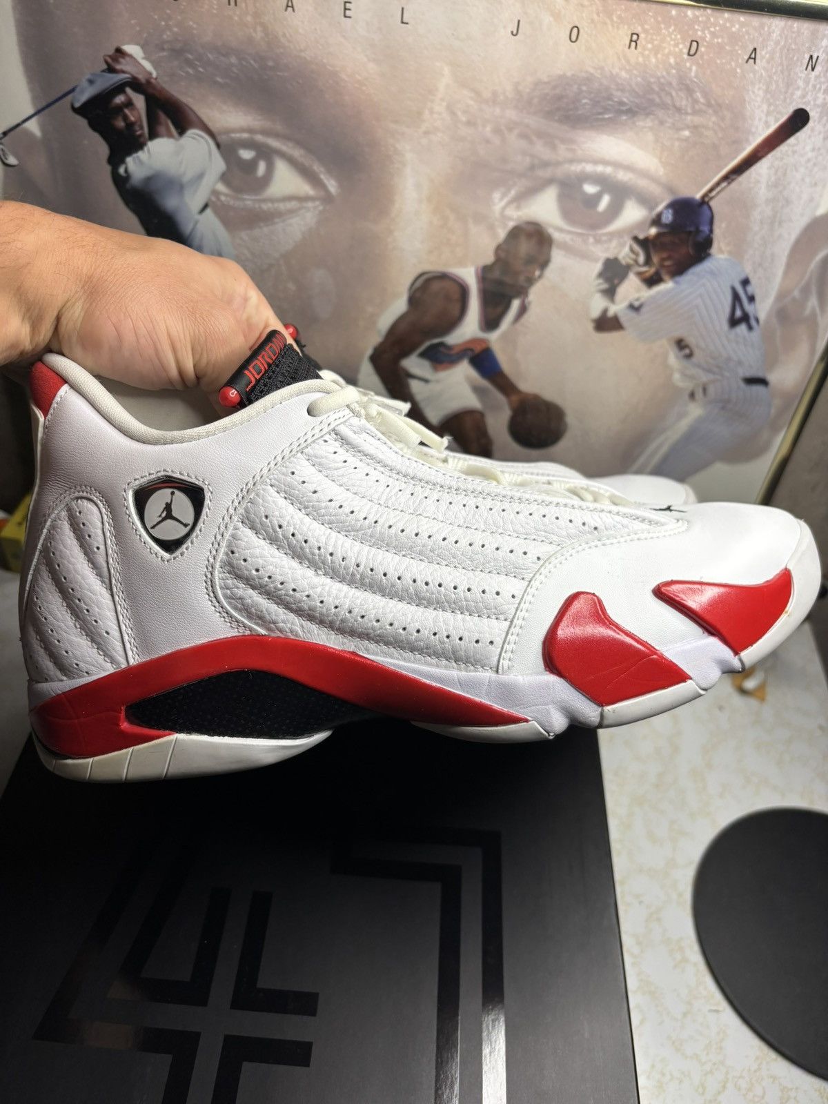 Jordan Brand Jordan Retro 14 ‘candy cane’ Size US 10.5 / EU 43-44 - 1 Thumbnail