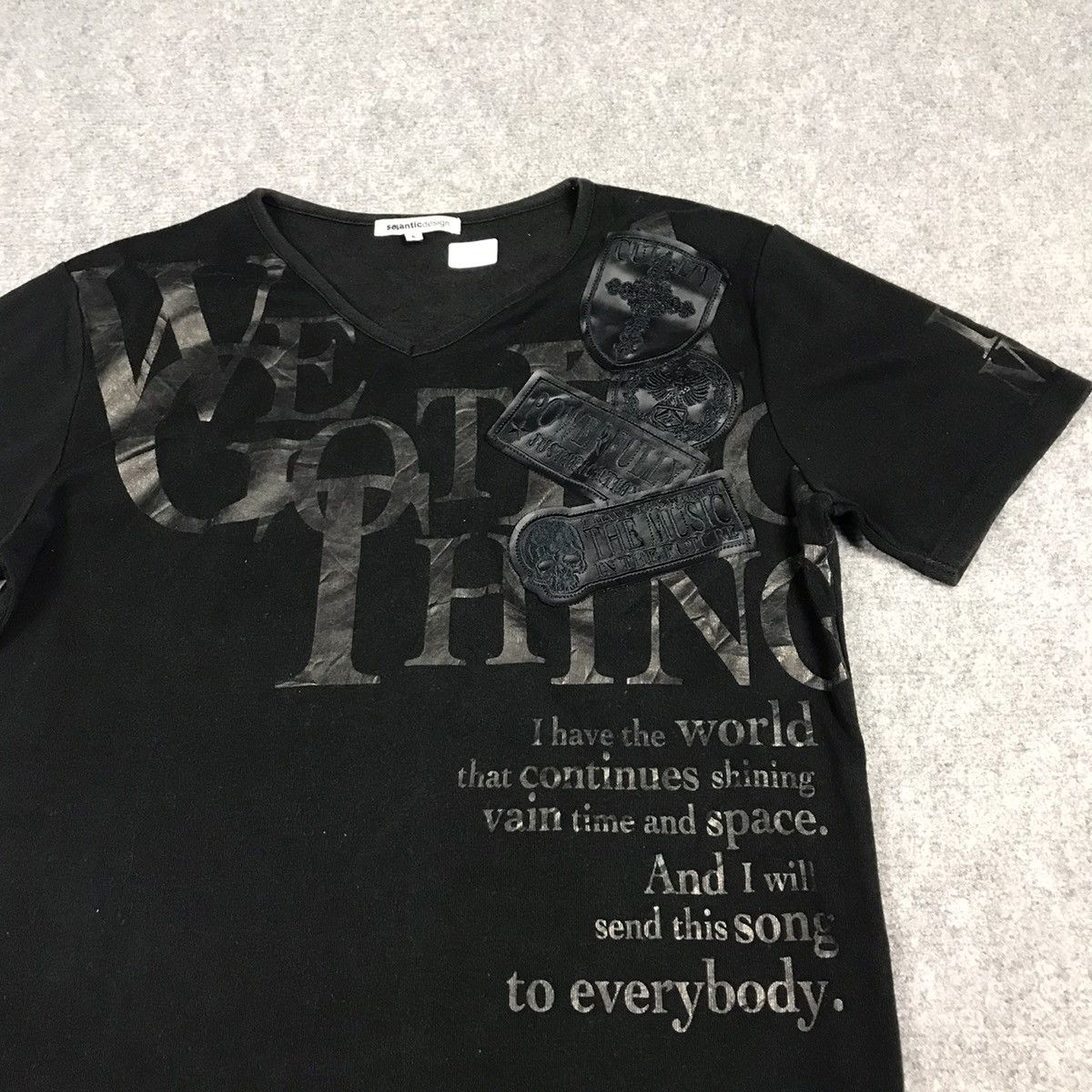 14th Addiction × Japanese Brand × Le Grande Bleu (L.G.B.) SEMANTICDESIGN JAPAN RARE IF SIX WAS NINE STYLE TSHIRT Size US L / EU 52-54 / 3 - 2 Thumbnail
