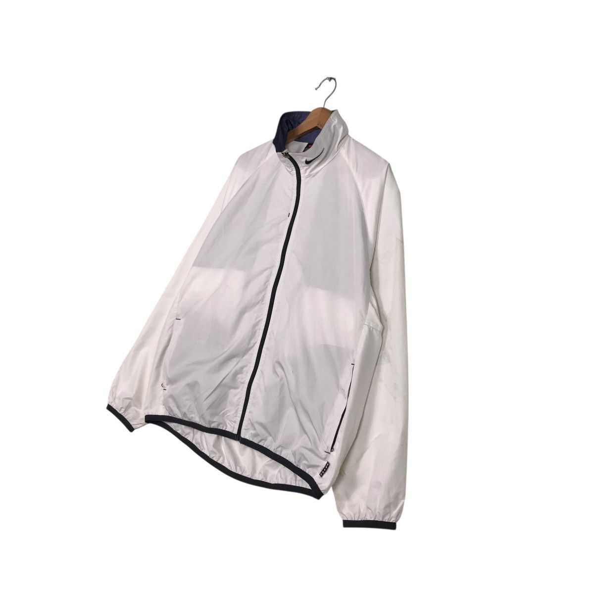 Nike 🔥VINTAGE ZIPPER JACKET BOMBER NIKE LOGO COLLAR Size US L / EU 52-54 / 3 - 4 Thumbnail