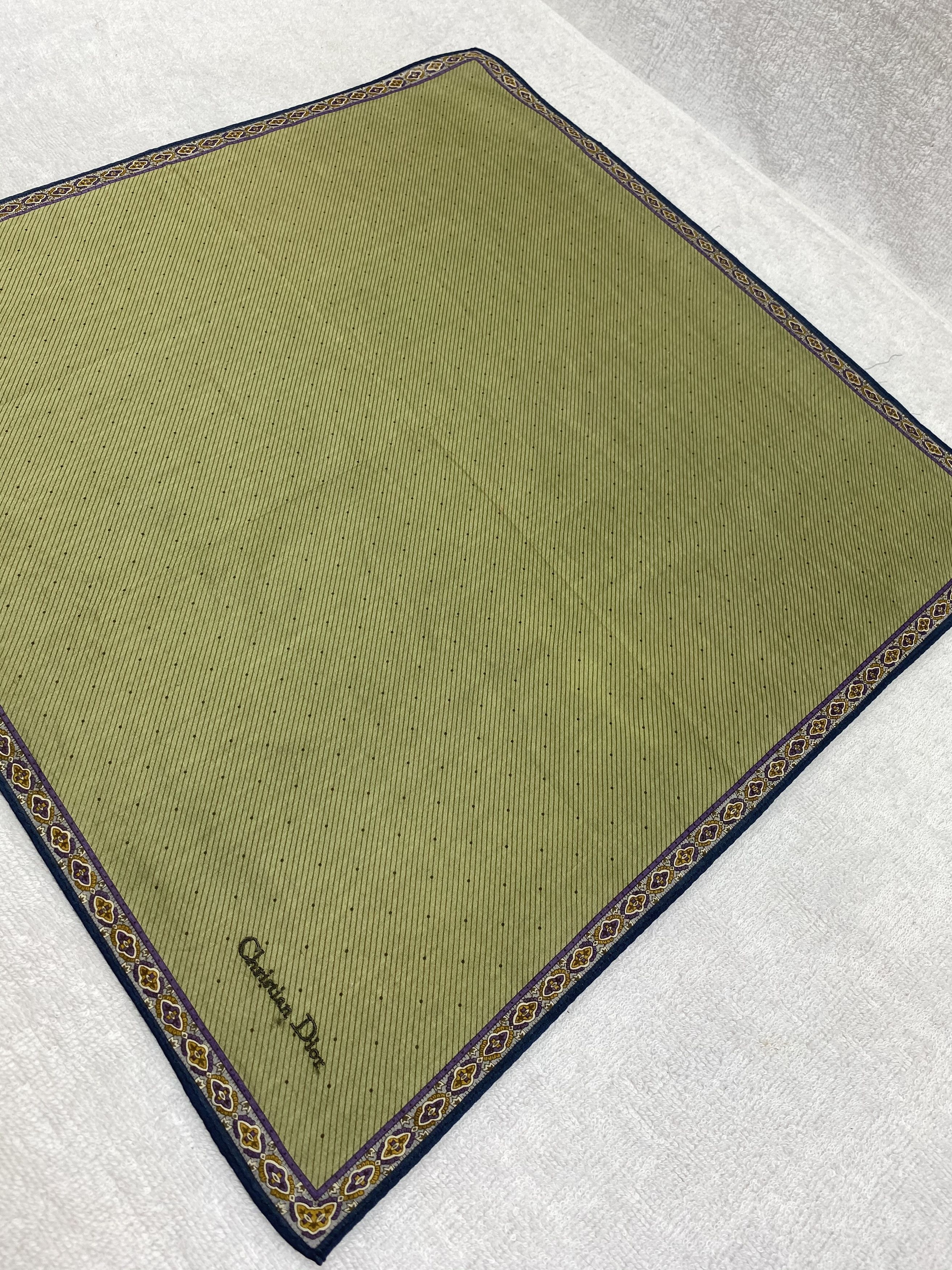 Vintage Christian Dior Handkerchief / Bandana / Neckerchief Size ONE SIZE - 4 Thumbnail