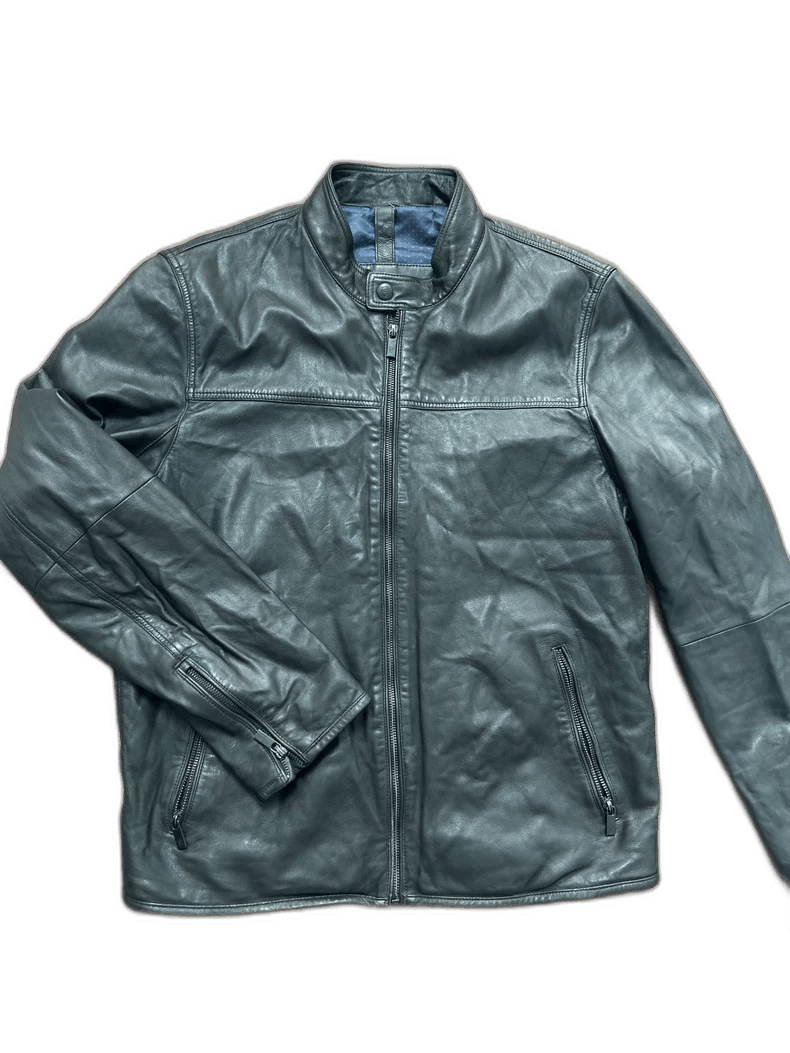 Massimo Dutti Massimo Dutti Genuine Leather Motorcycle Jacket Size US L / EU 52-54 / 3 - 1 Thumbnail