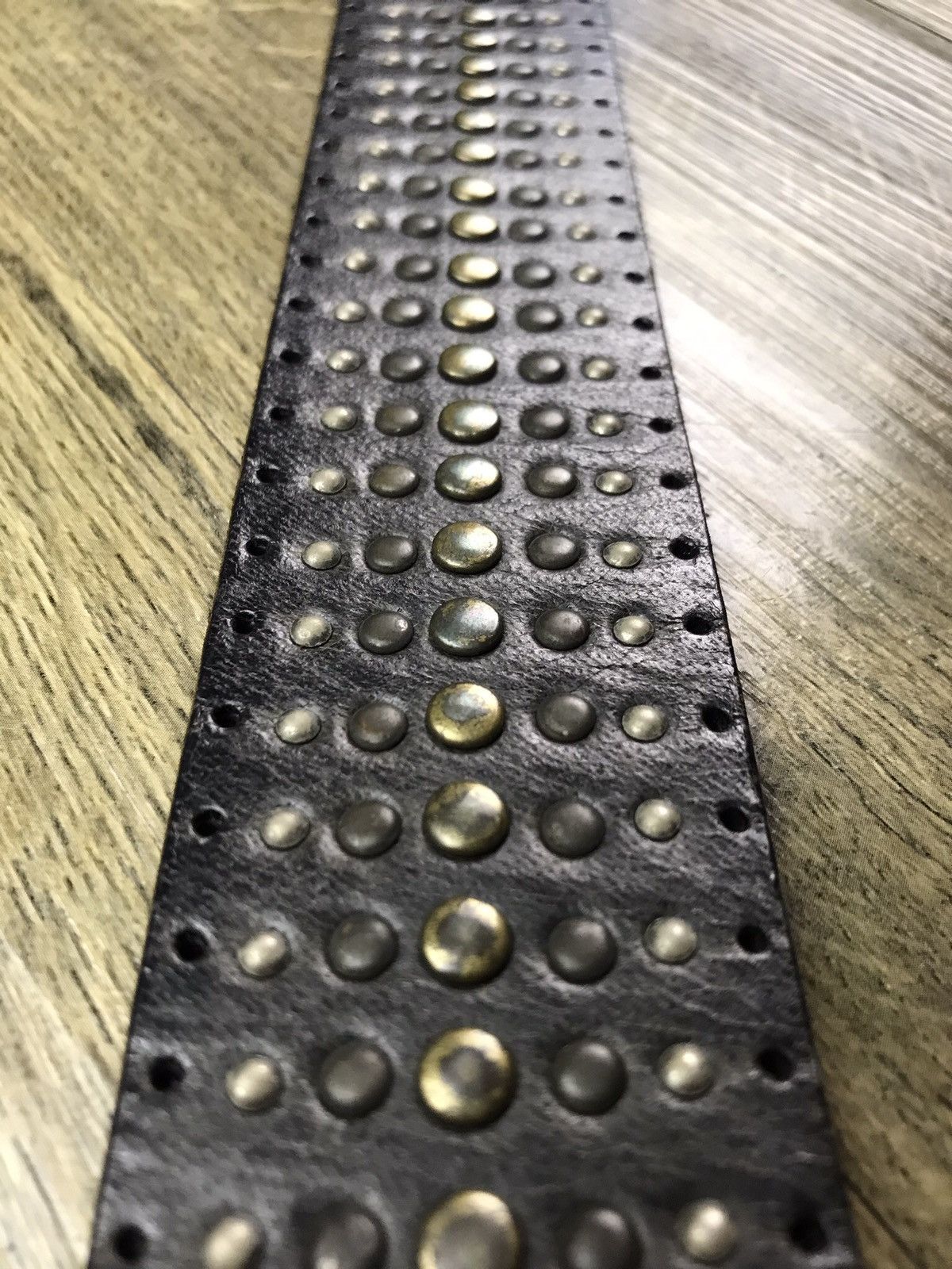Japanese Brand × Leather STUDDED LEATHER WAIST BELT STEAMPUNK Size ONE SIZE - 11 Thumbnail