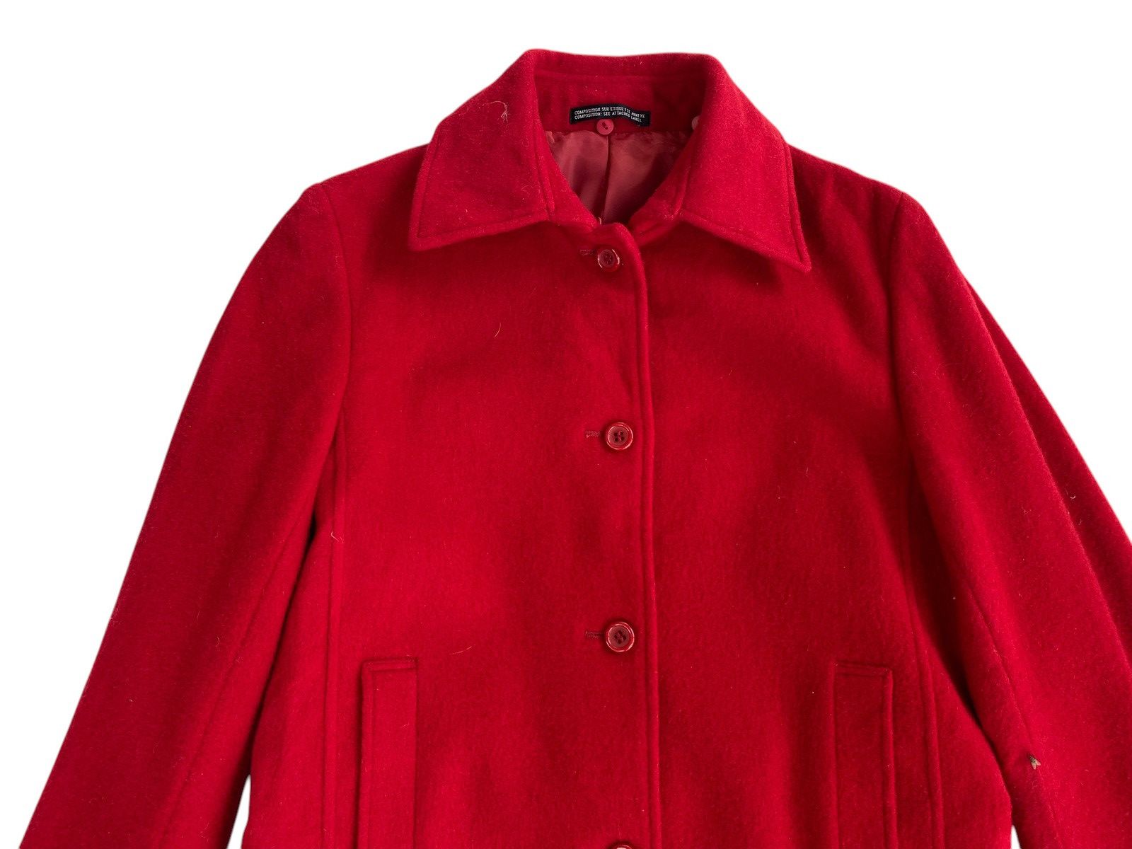 Japanese Brand × Vintage Ined Wool Long Jacket Yohji Yamamoto Size M / US 6-8 / IT 42-44 - 3 Thumbnail