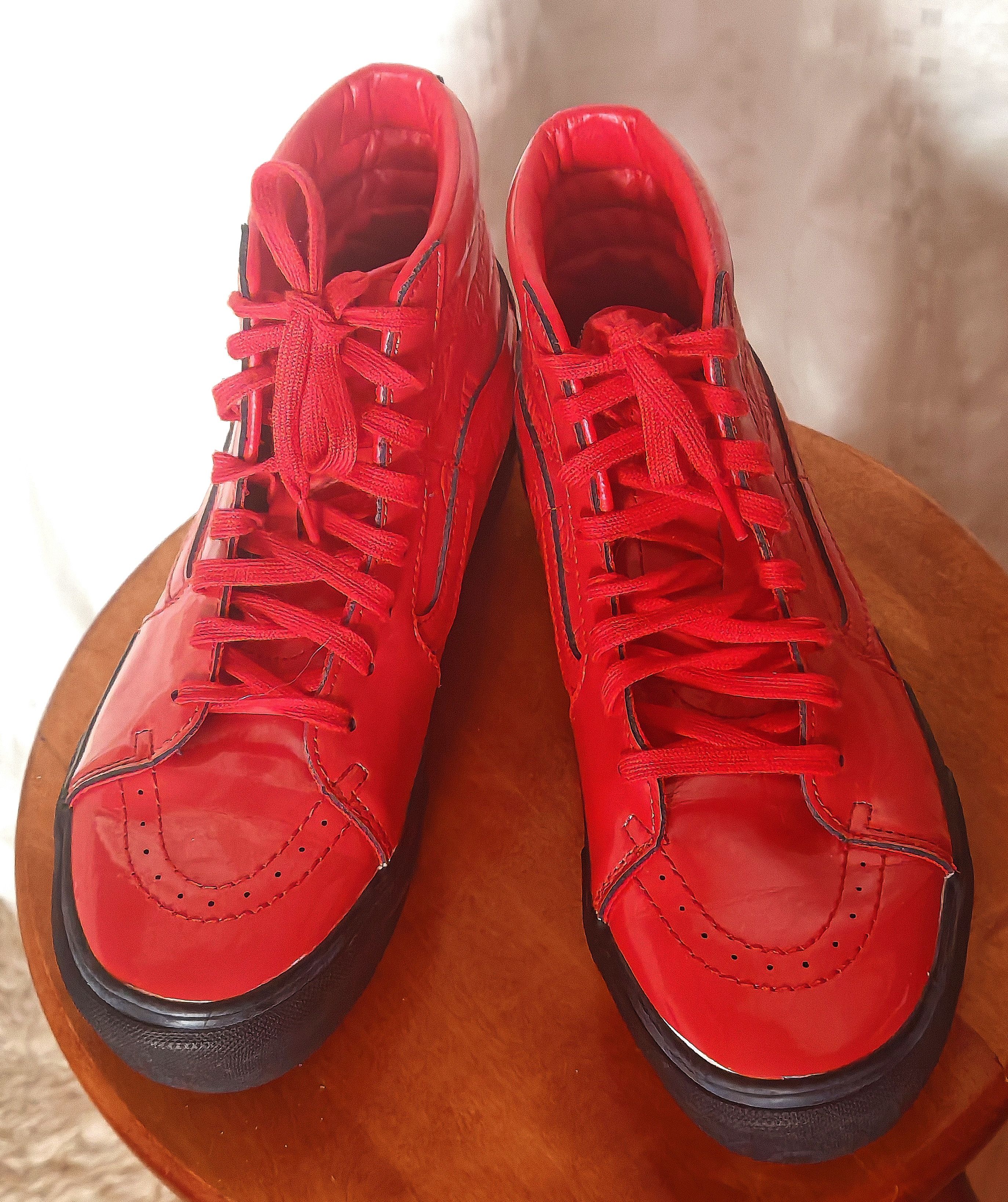 Designer × Vans Rare 2019 Vans and David Bowie Ziggy Stardust Sneakers Size US 9 / IT 39 - 7 Thumbnail