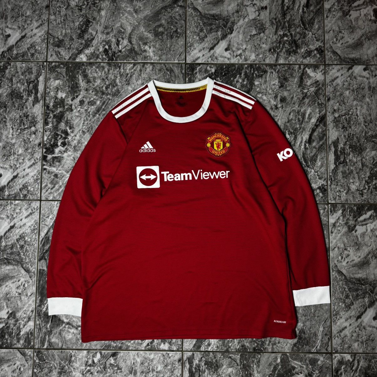 Adidas Manchester United 2021 2022 Official Jersey Long Size US XXL / EU 58 / 5 - 1 Thumbnail