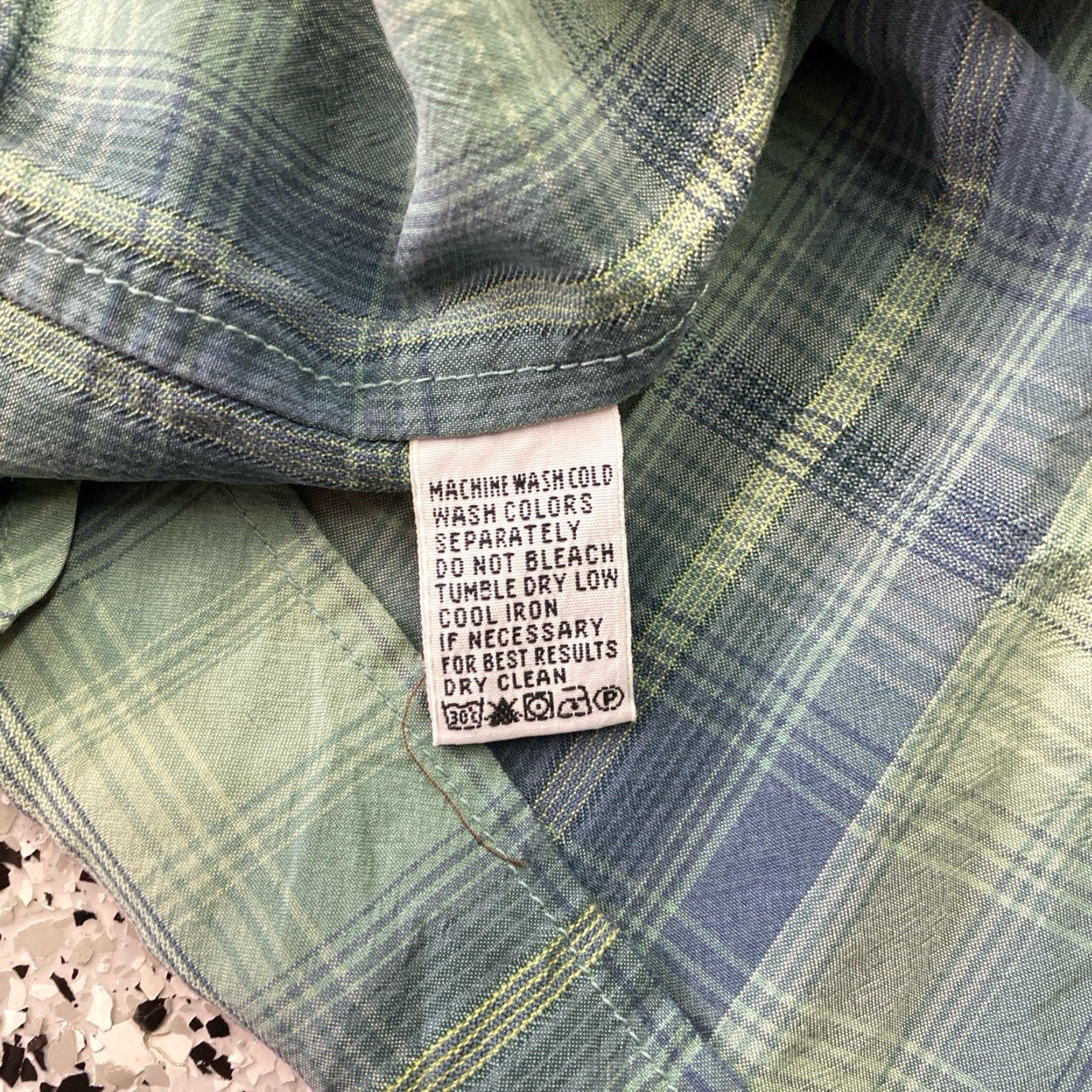Tommy Bahama Tommy Bahama Shirt Silk Button Up Mens Medium Green Plaid Size US M / EU 48-50 / 2 - 5 Thumbnail