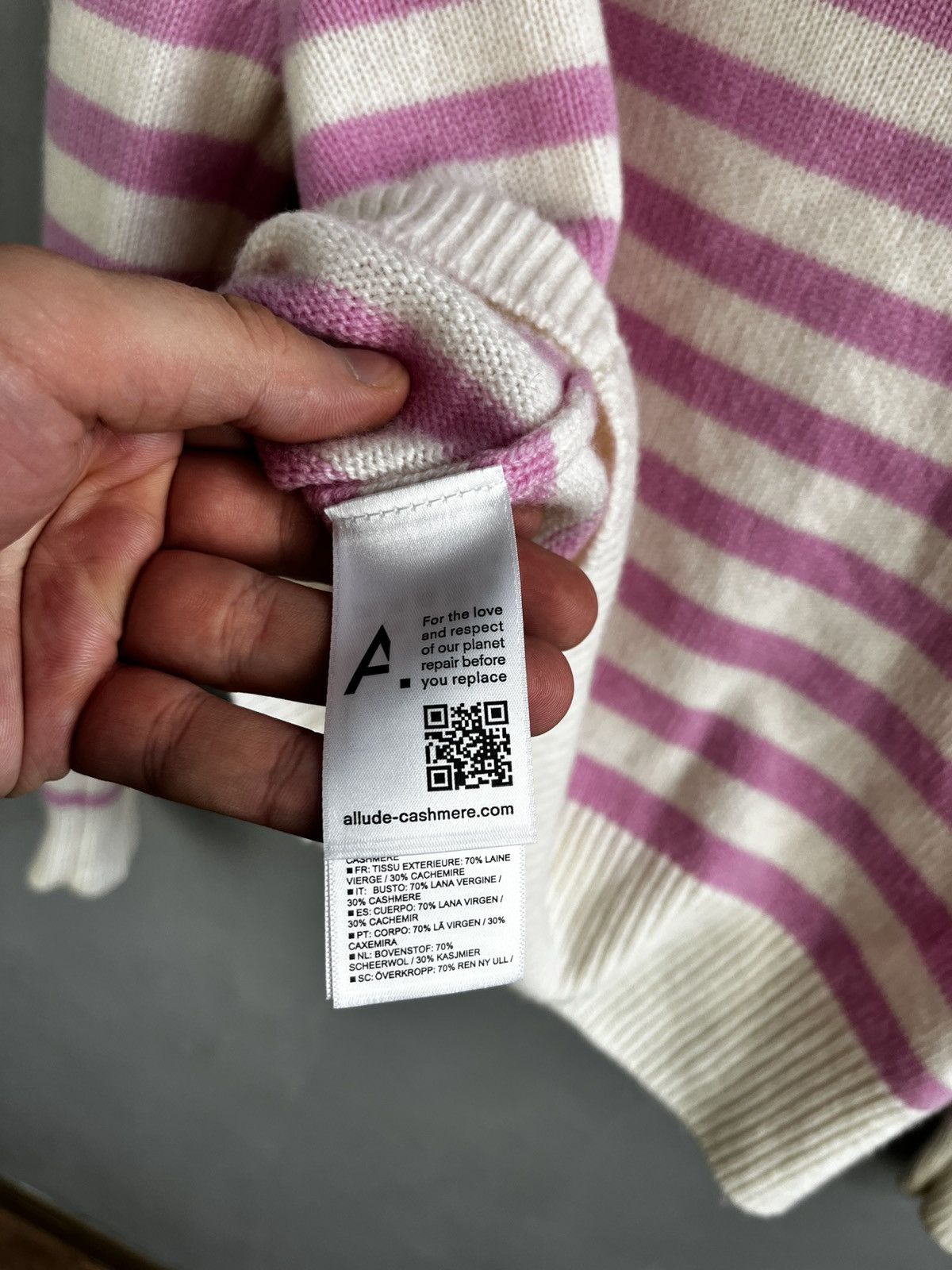 Allude Allude knit sweater cashmere size l Size L / US 10 / IT 46 - 10 Thumbnail