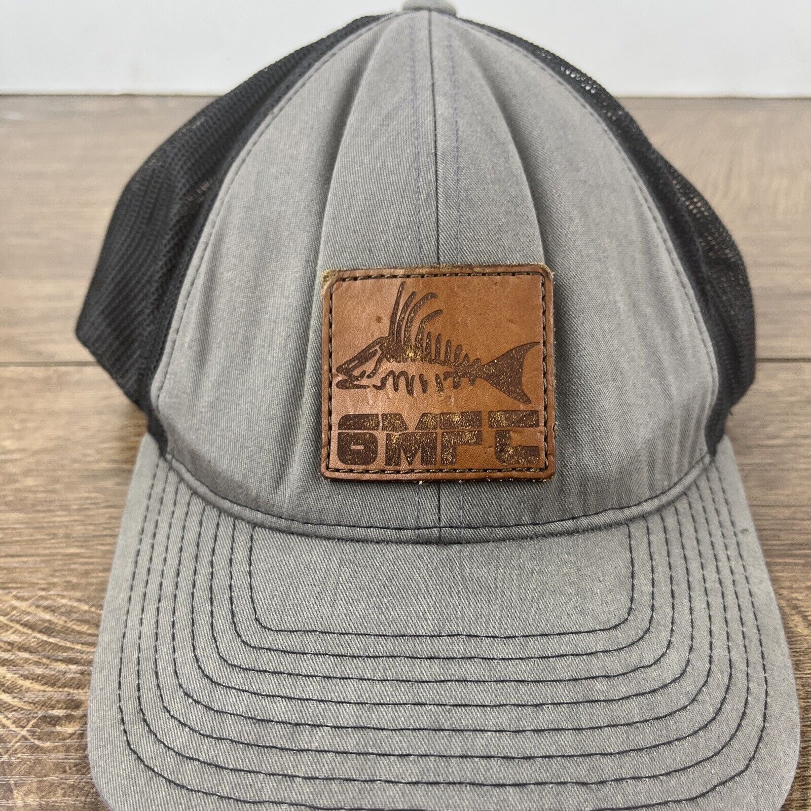 Other GMFC Hat Fishing Gray Hat Adjustable Adult Size Hat Cap Size ONE SIZE - 5 Thumbnail