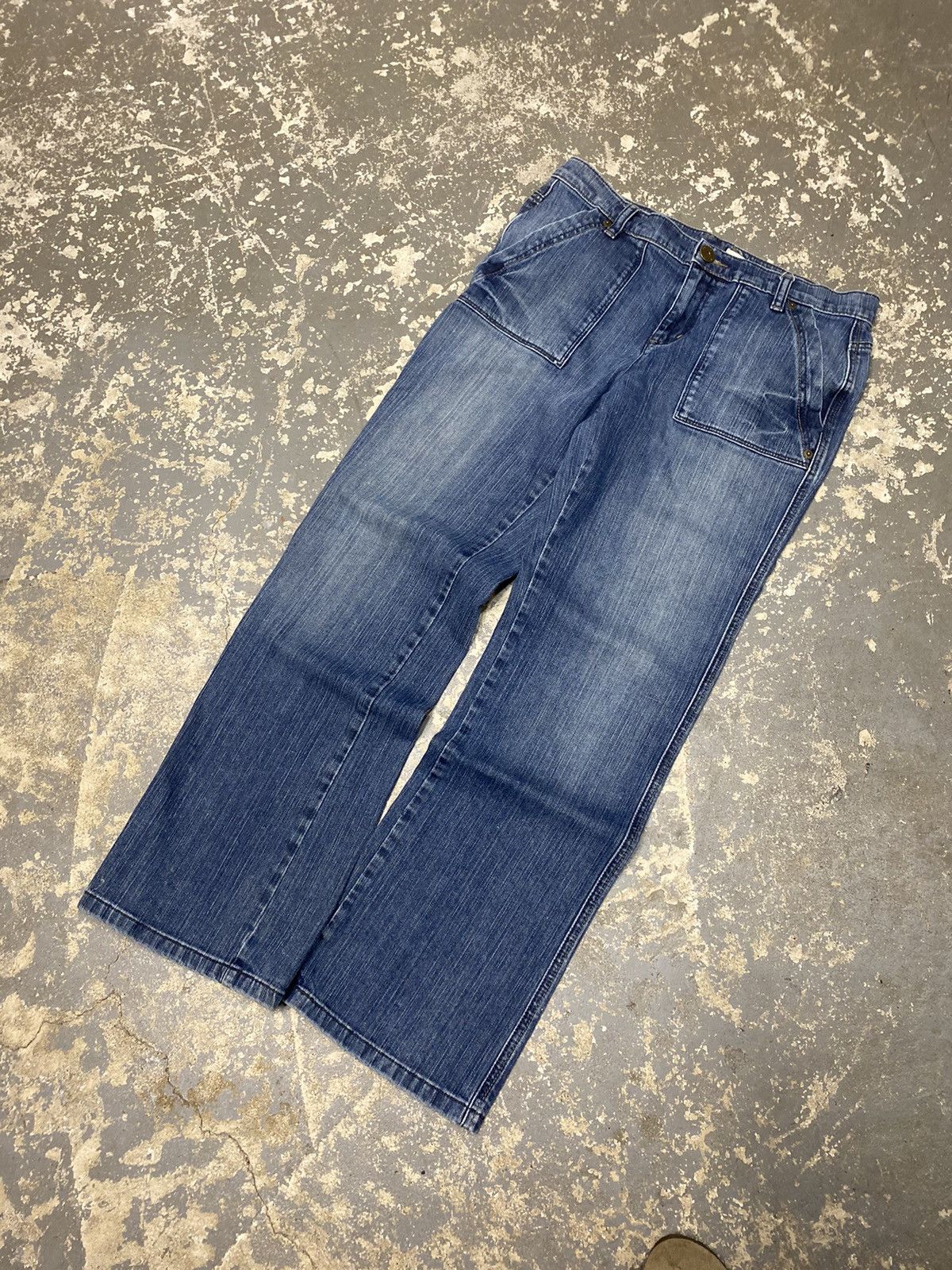 DKNY × Vintage Vintage Dkny Baggy Denim Jean Pants Size 30" / US 8 / IT 44 - 2 Thumbnail