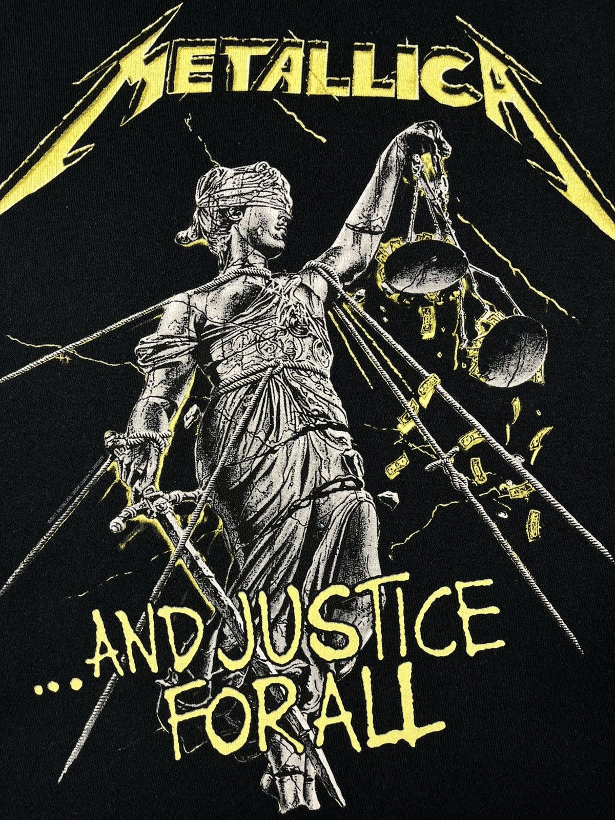 Band Tees Vintage Metallica And Justice for All album band tee 90’s Size US XXL / EU 58 / 5 - 4 Thumbnail