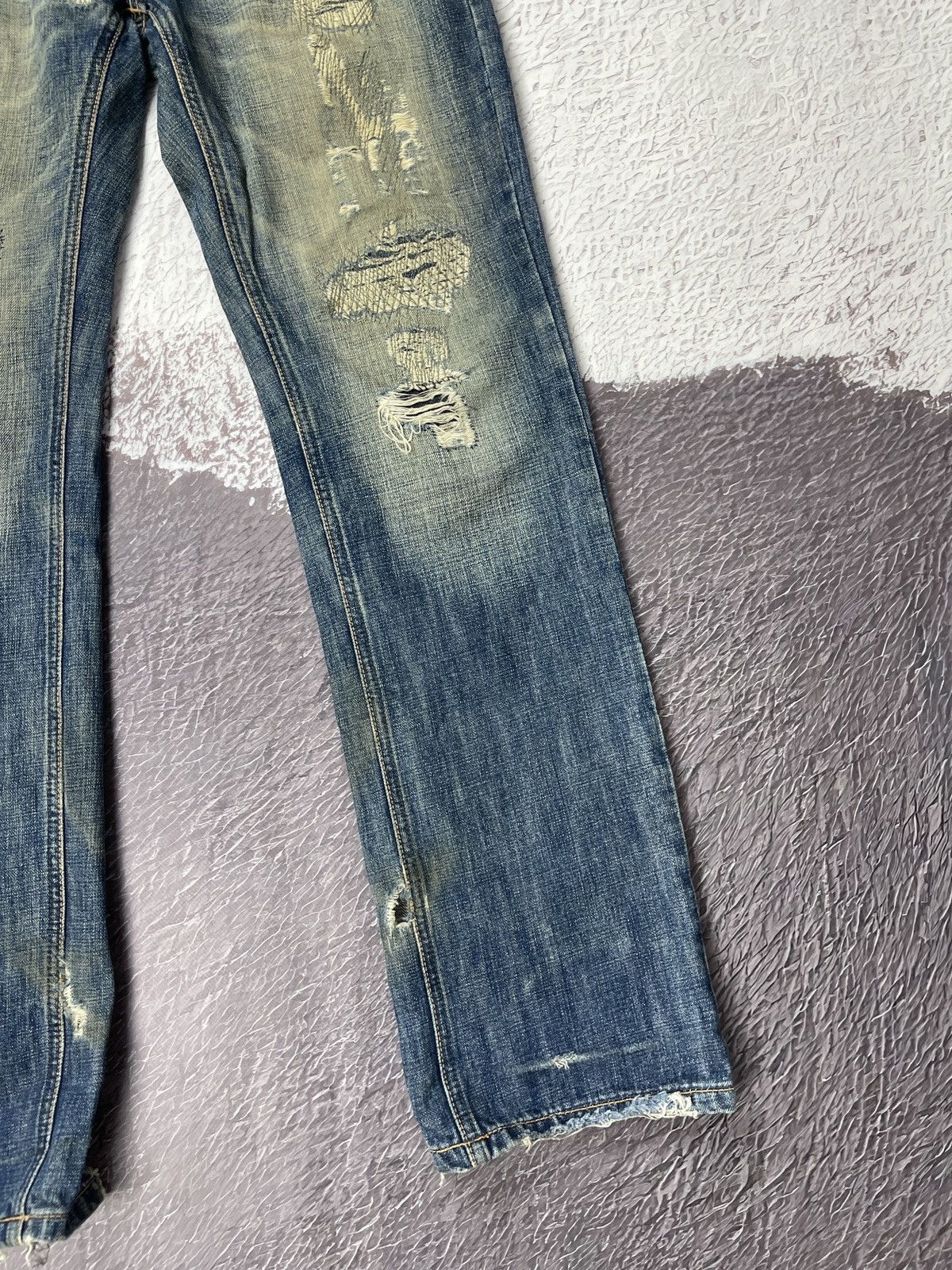 Japanese Brand × RAGEBLUE Rageblue Japanese distressed vintage denim jeans pants Size US 32 / EU 48 - 5 Thumbnail