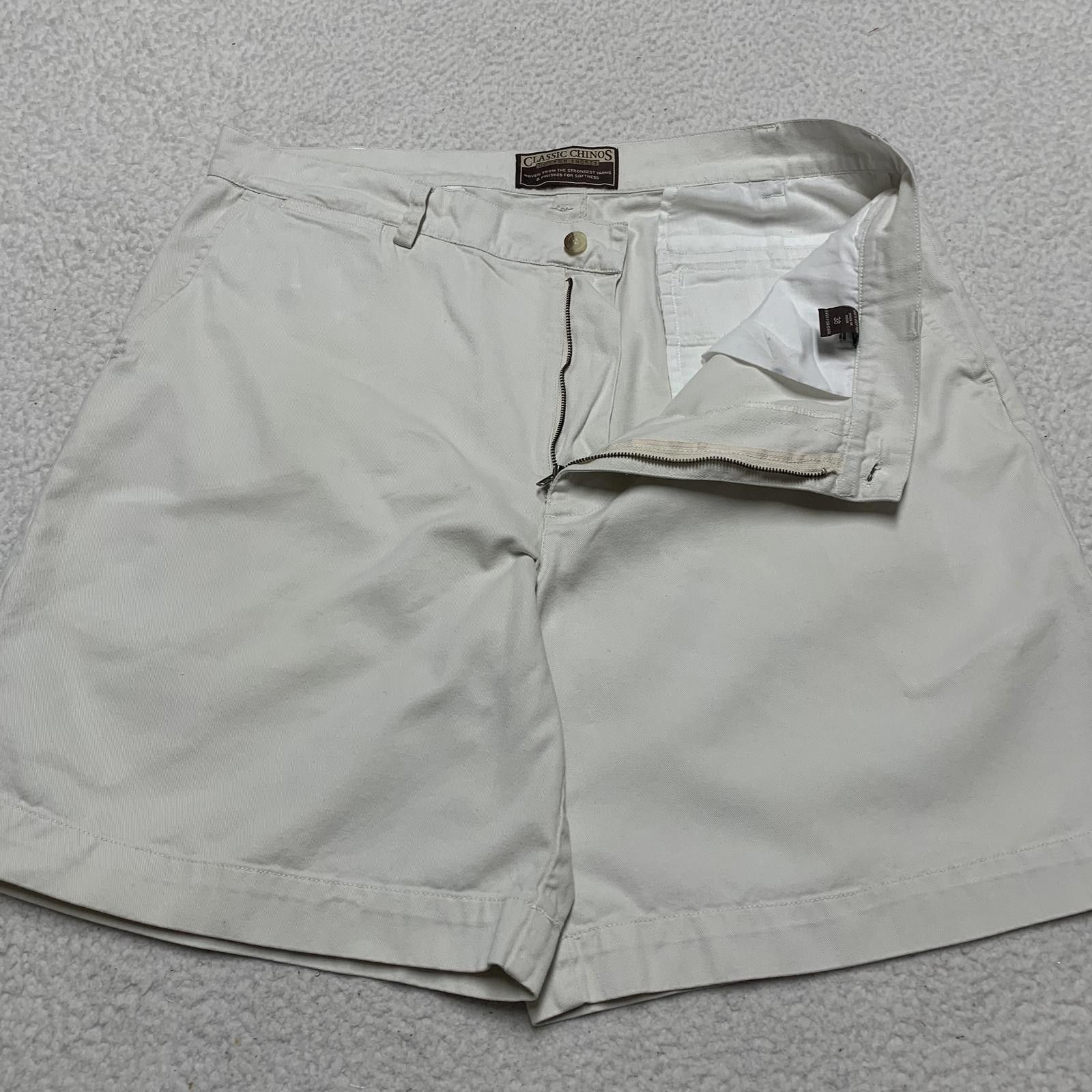 Other Classic Chinos Men's Sz 38 Beige Shorts Flat Front Size US 38 / EU 54 - 8 Thumbnail