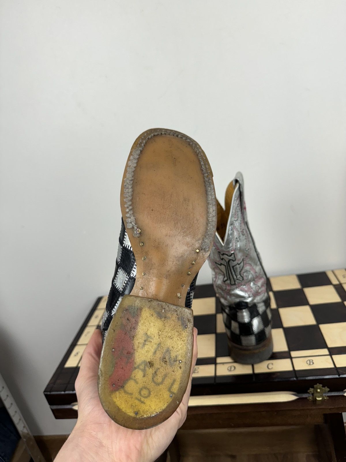 Vintage Vintage cowboy boots Tin Haul USA Texas original retro item Size US 6.5 / IT 36.5 - 5 Thumbnail