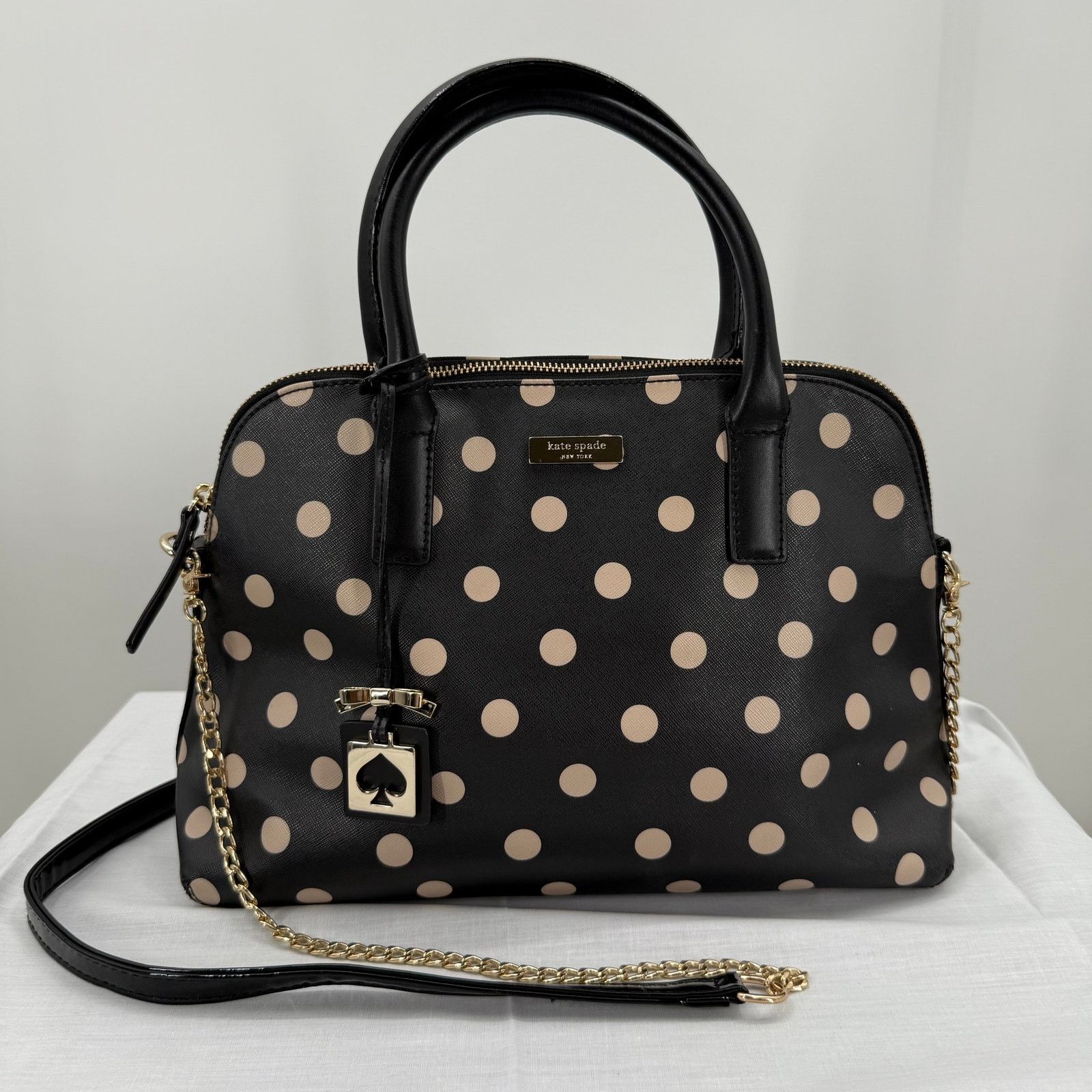 Kate Spade Kate Spade Rachelle Wellesley Polka Dot Satchel Crossbody Size ONE SIZE - 1 Thumbnail