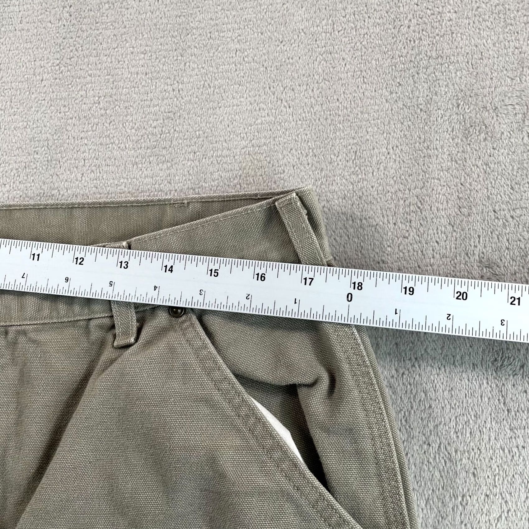 Carhartt Carhartt Utility Double Knee Washed Duck Pants Men 34x35 Grey Loose Fit WorkWear Size US 34 / EU 50 - 6 Thumbnail