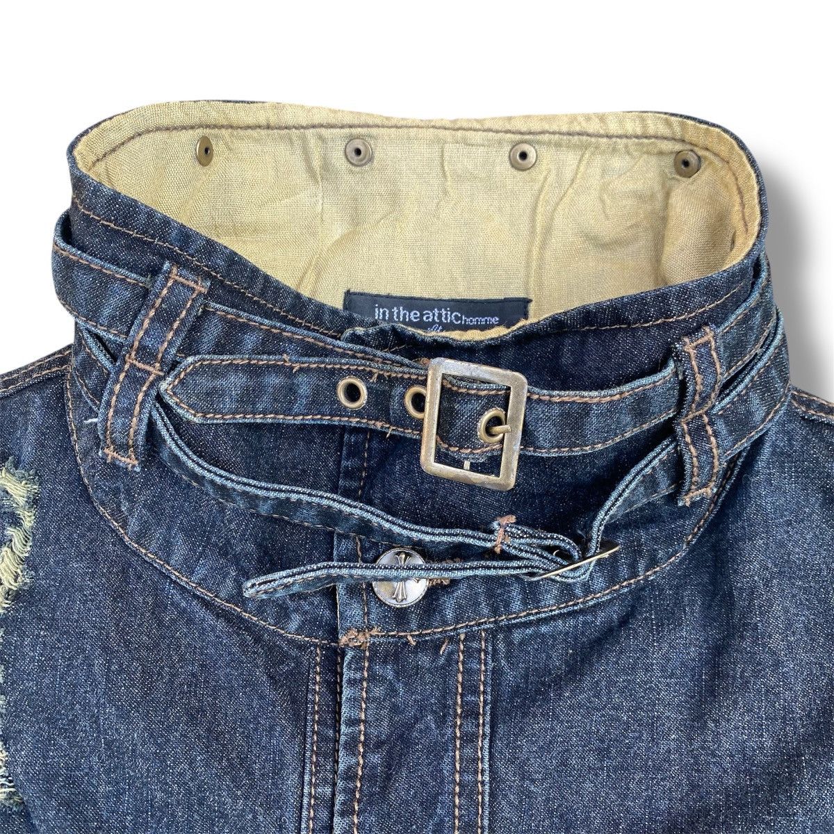 Seditionaries Vintage 90s In The Attic Homme Punk Style Denim Jacket. #F6 Size US XL / EU 56 / 4 - 4 Thumbnail
