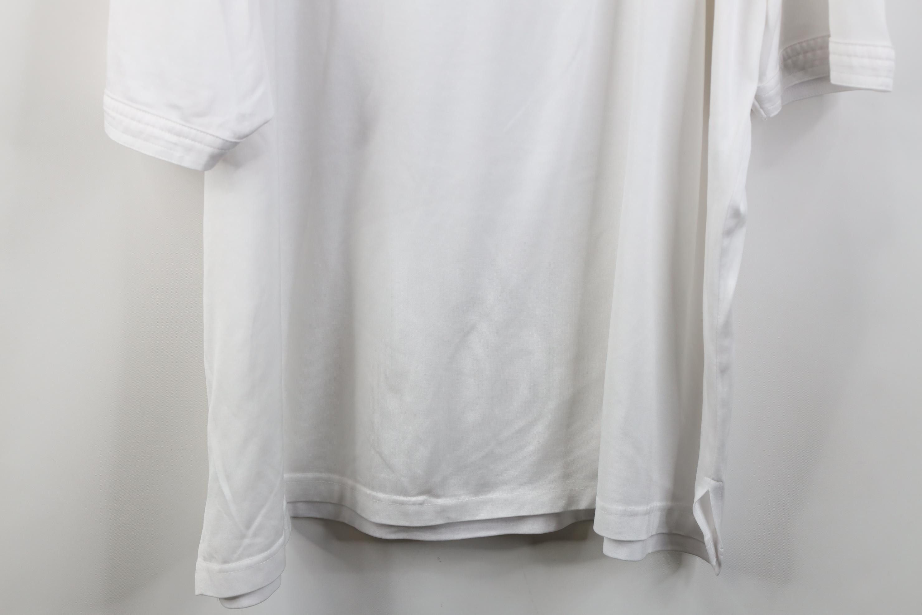 Vintage Vintage 90s Streetwear Knit Collared Golf Polo Shirt White Size US XL / EU 56 / 4 - 14 Thumbnail