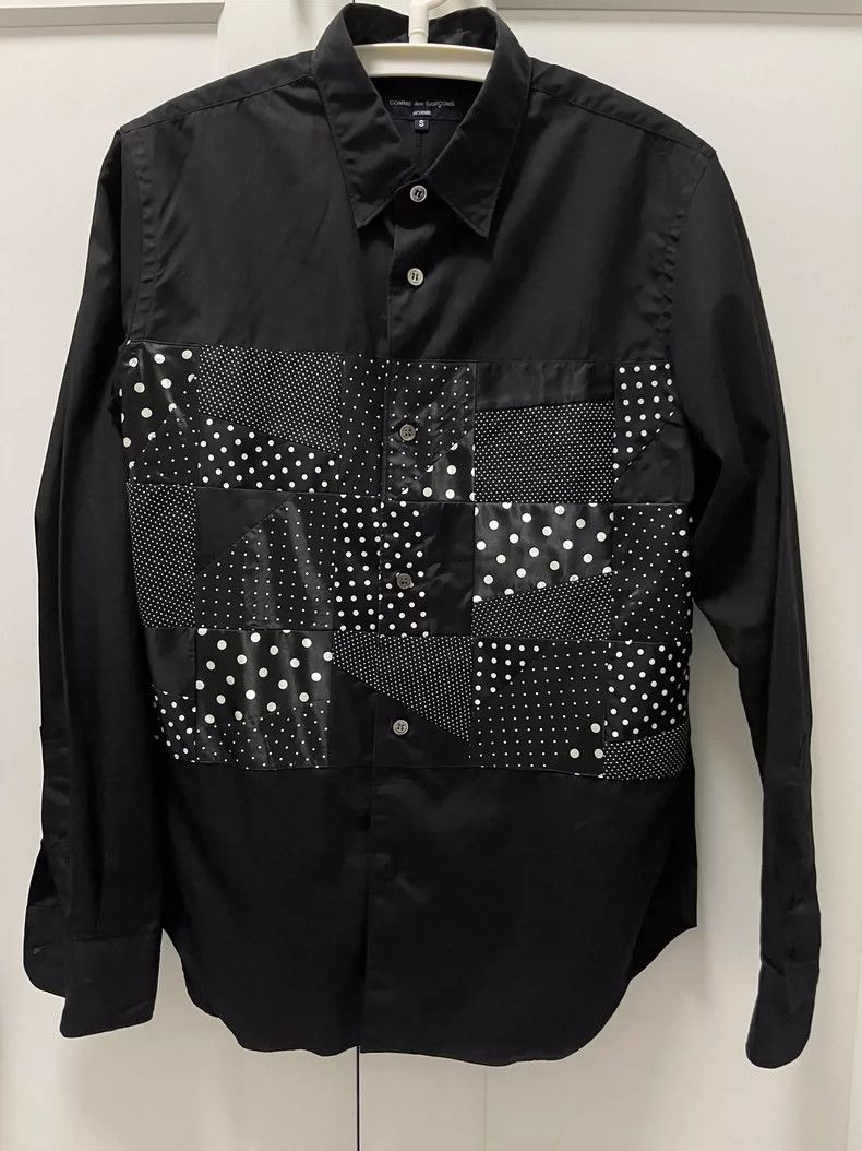 Comme des Garcons Comme Des Garcons Patchwork polka-dot shirt Size US S / EU 44-46 / 1 - 1 Thumbnail