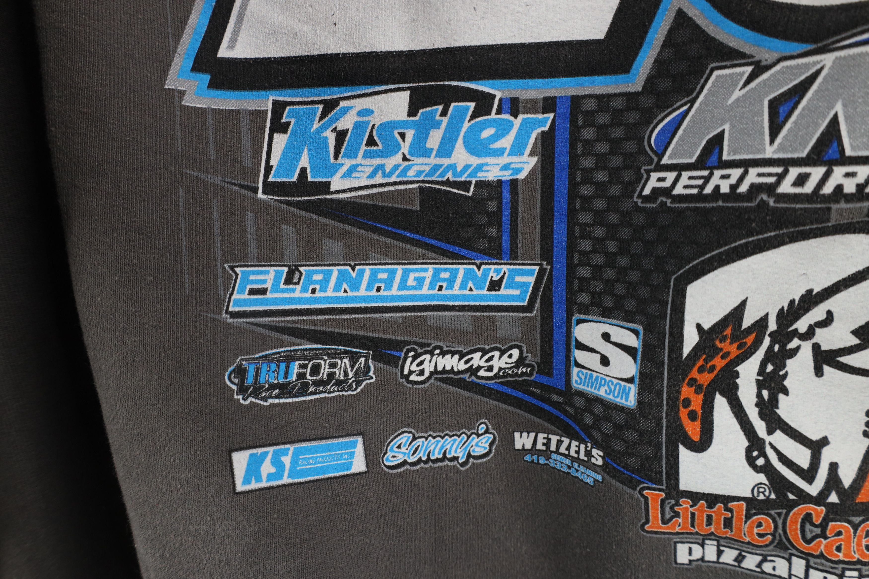 Vintage Streetwear Ivy Sprint Car Racing Hoodie Sweatshirt Gray Size US S / EU 44-46 / 1 - 14 Thumbnail