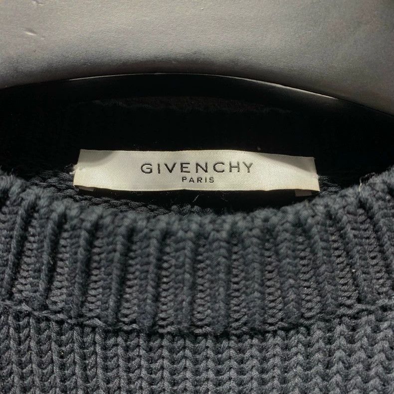 Givenchy Givenchy Black Destroyed Knit Sweater 2506-Nextarrow Size US S / EU 44-46 / 1 - 2 Thumbnail