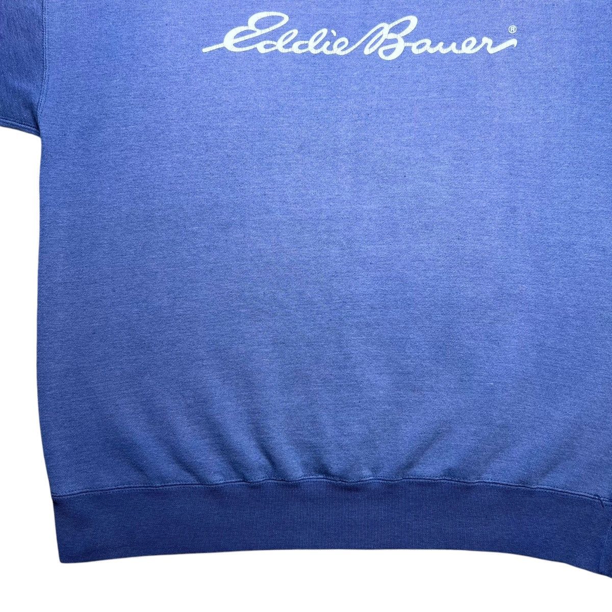Eddie Bauer × Vintage Vintage 1980s Eddie Bauer Spell Out Pullover Sweatshirt Size US XL / EU 56 / 4 - 5 Thumbnail