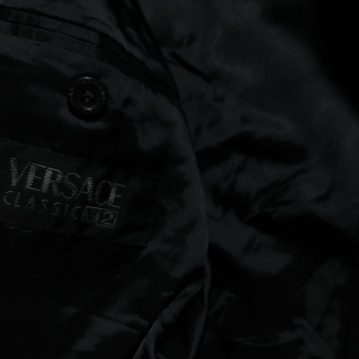 Versace Versace Classic V2 Velvet Coat Size 48R - 4 Thumbnail