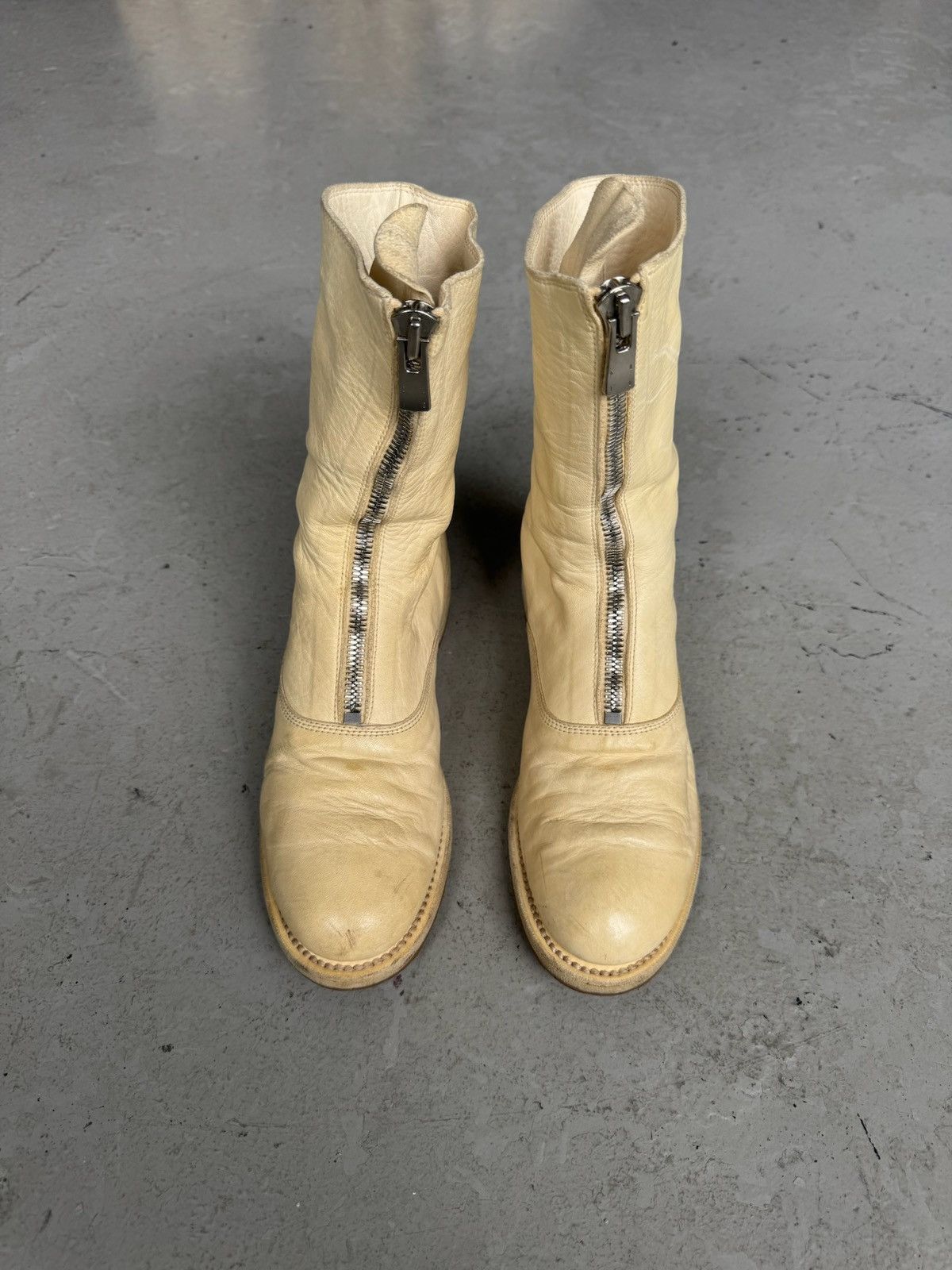 Guidi Guidi 310 White Soft Horse Leather Boots Size US 6 / IT 36 - 3 Thumbnail