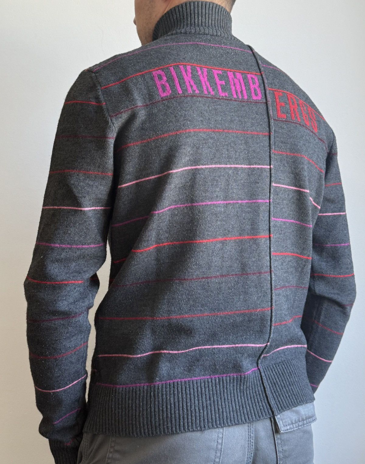 Dirk Bikkembergs Dirk Bikkembergs Vintage Zip Knit Sweater-Unisex– Logo Back Size US M / EU 48-50 / 2 - 4 Thumbnail