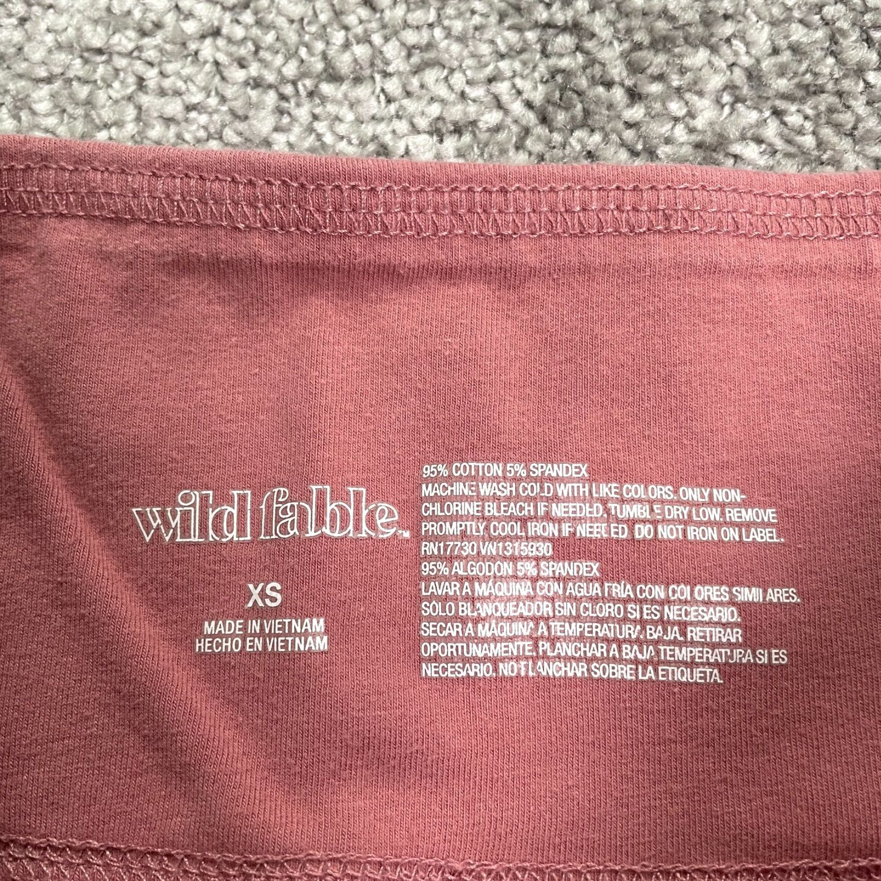 Vintage Wild Fable Compression Leggings Womens XS Peach Cotton Active Yoga Gym 24x26.5 Size 26" / US 2 / IT 38 - 7 Thumbnail