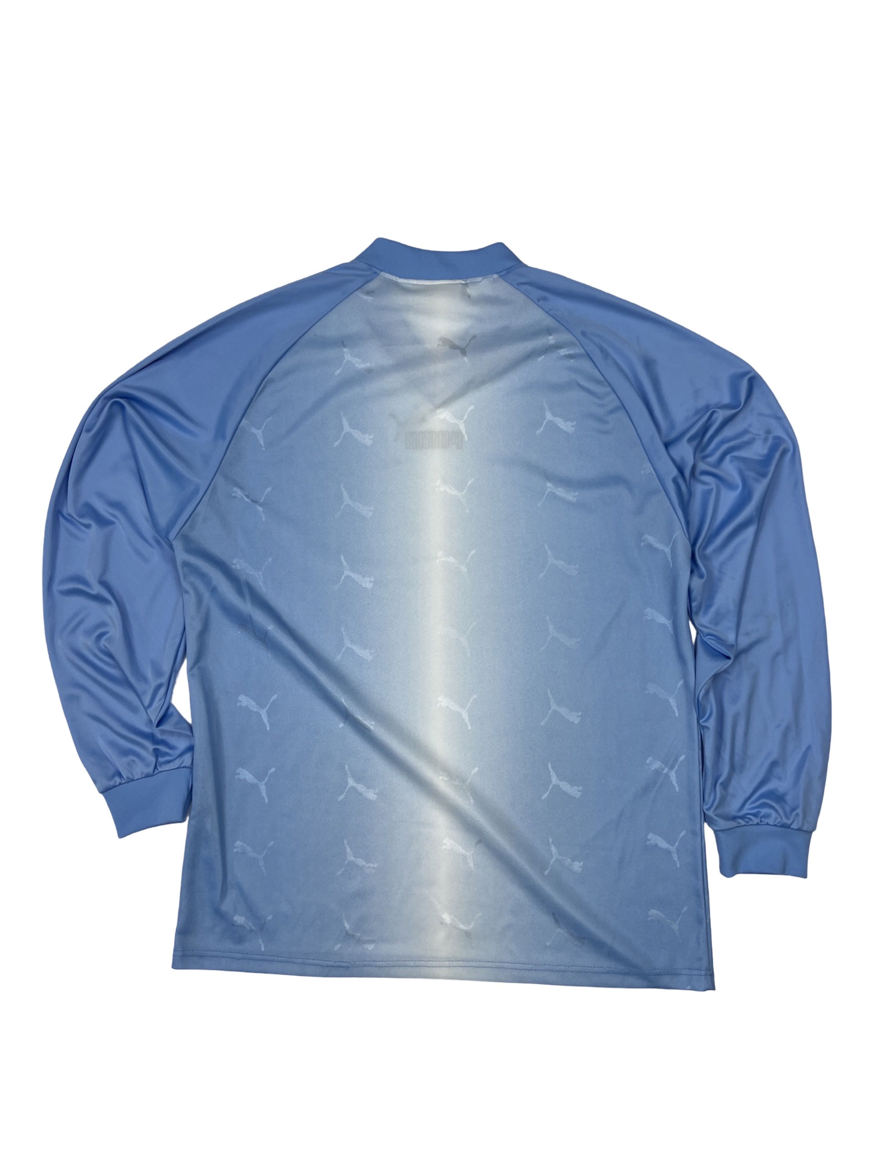 Puma × Vintage Vintage 90s Puma Long Sleeve Soccer Jersey Gradient Size US L / EU 52-54 / 3 - 2 Thumbnail