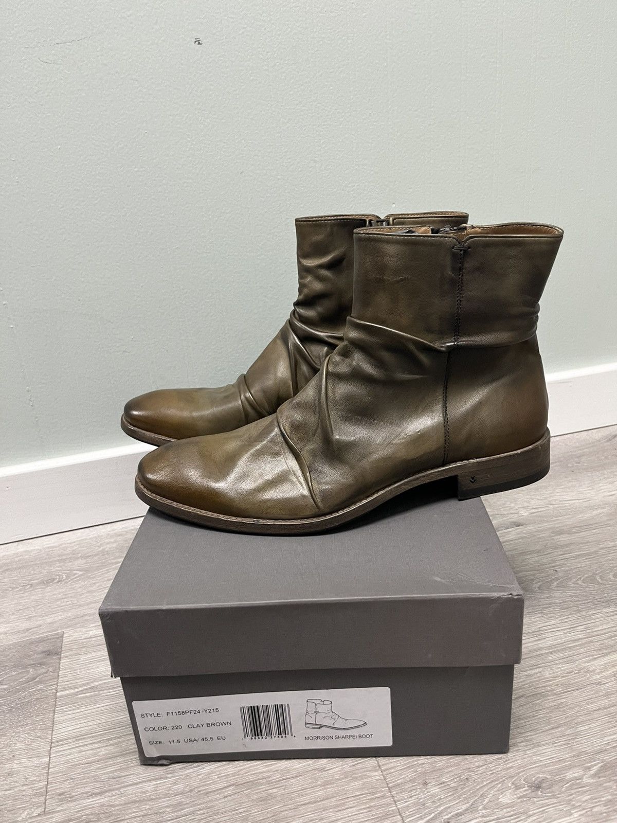 John Varvatos Morrison Sharpei Boot. Size US 11.5 Size US 11.5 / EU 44-45 - 6 Thumbnail