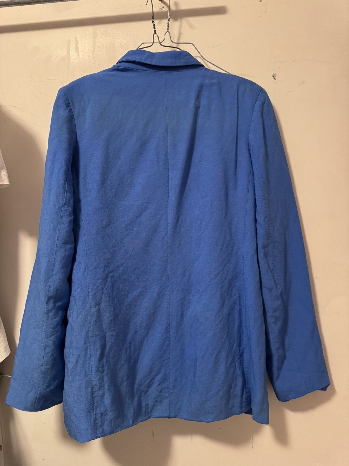 H&M H&M, Blue Linen Blazer Size S / US 4 / IT 40 - 2 Thumbnail