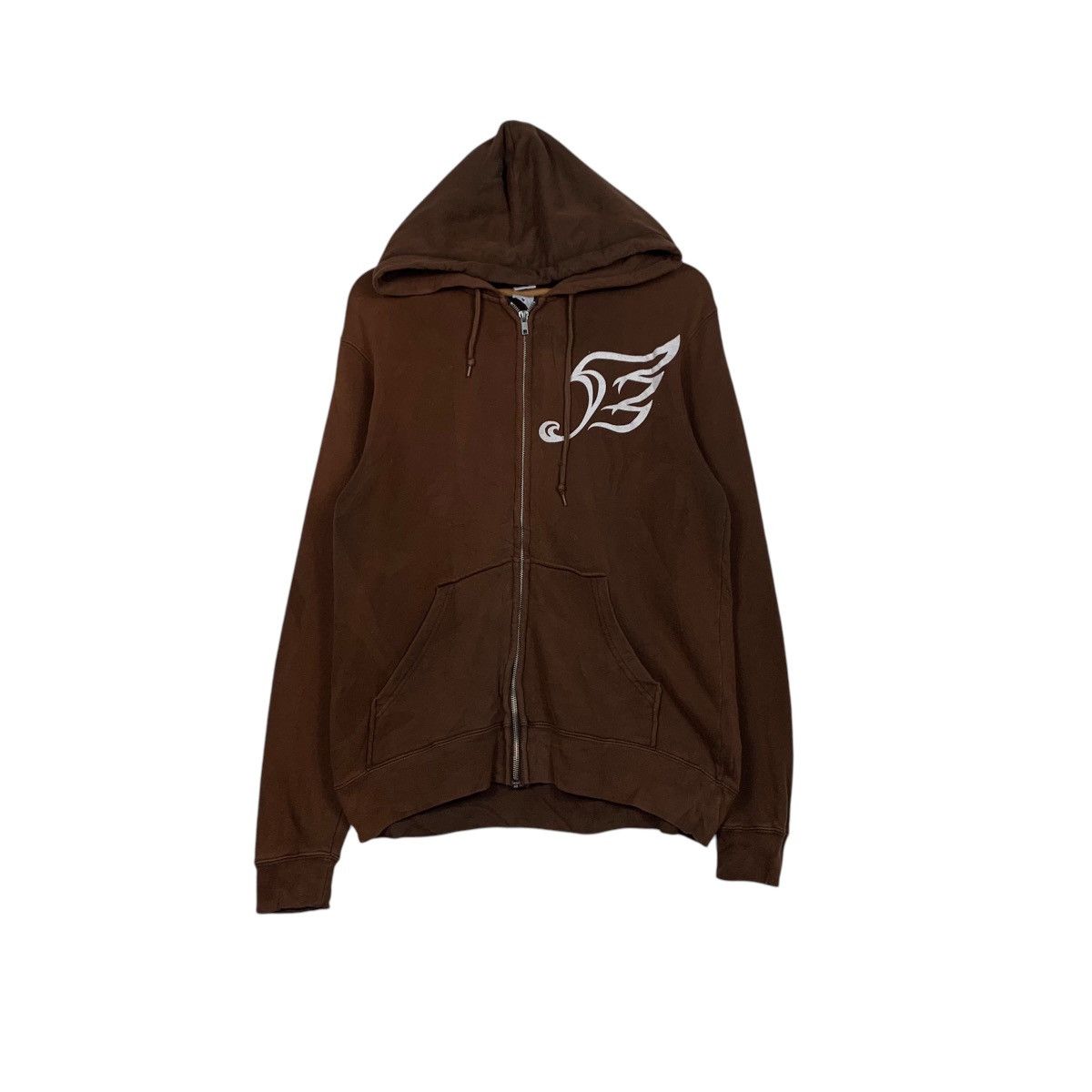 Japanese Brand HAYABUSA PHOENIX STORY Big Logo Zipper Hoodies #1614-C72 Size US M / EU 48-50 / 2 - 4 Thumbnail