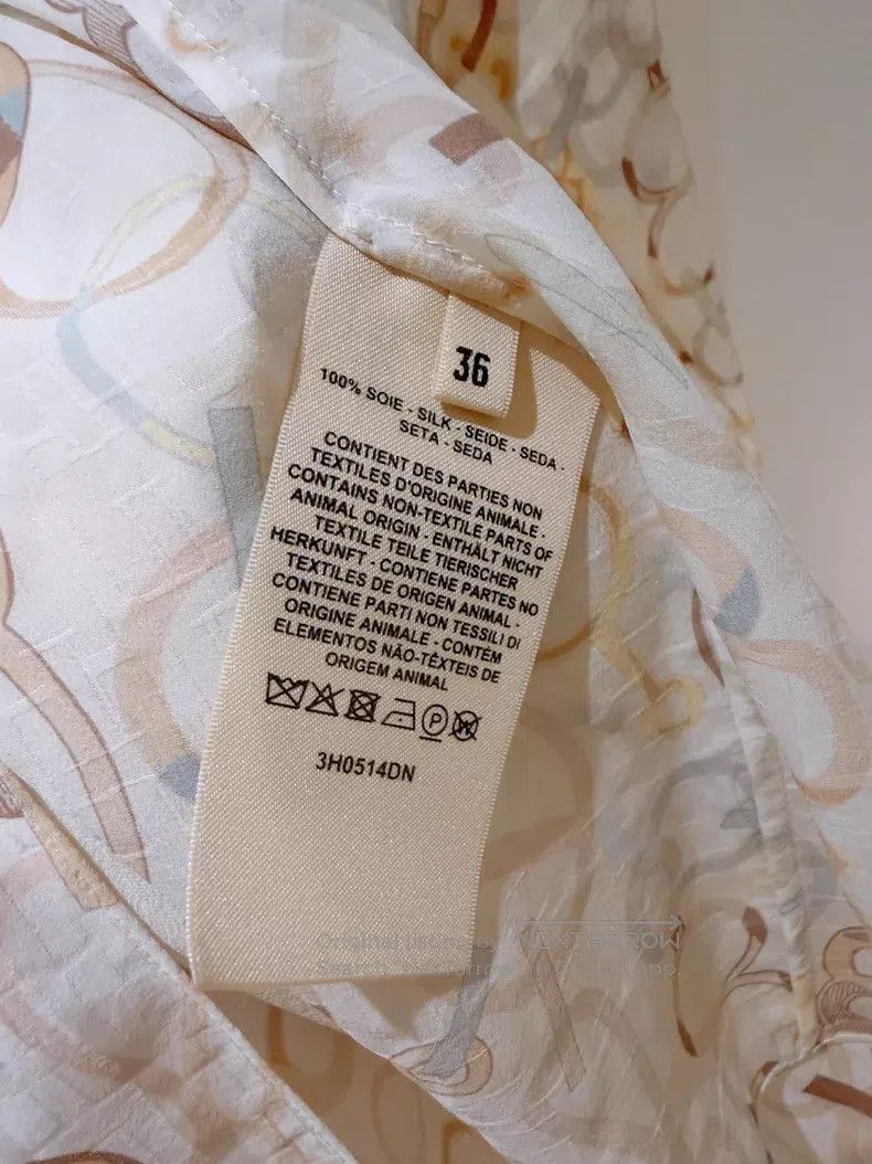 Hermes Hermes Silk Printed Wrap Dress Size XS / US 0-2 / IT 36-38 - 9 Thumbnail