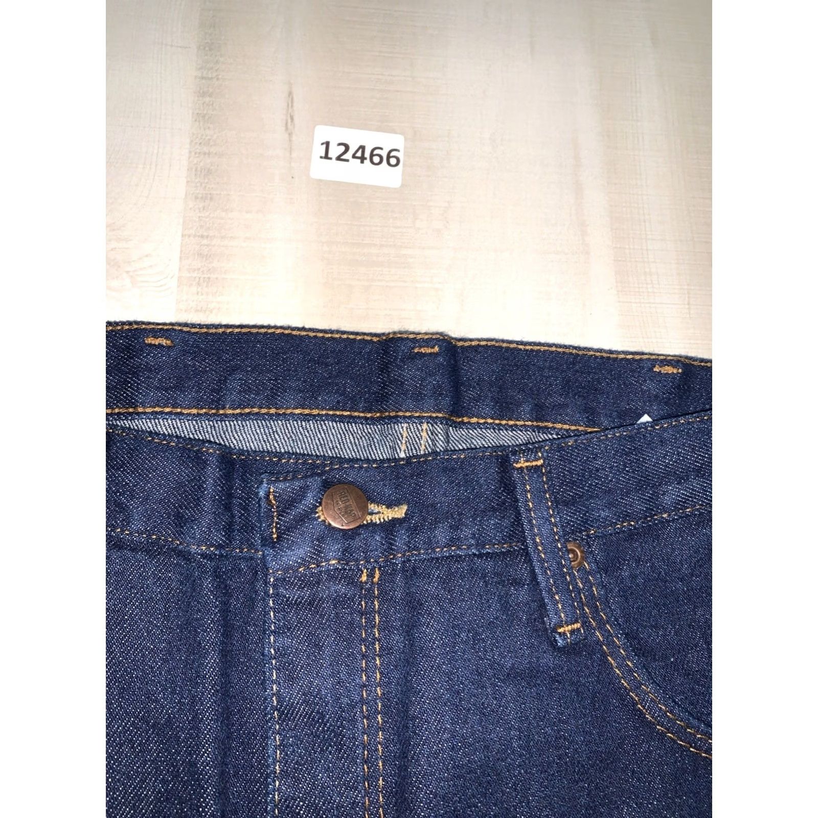 Red Kap Red Kap Jeans Denim Blue 36x32 100% Cotton Straight Leg Regular Mens Blue Jeans 36 Regular Inseam 32 Cotton Denim Solid Zip Mid Wash Mens Size US 36 / EU 52 - 2 Thumbnail