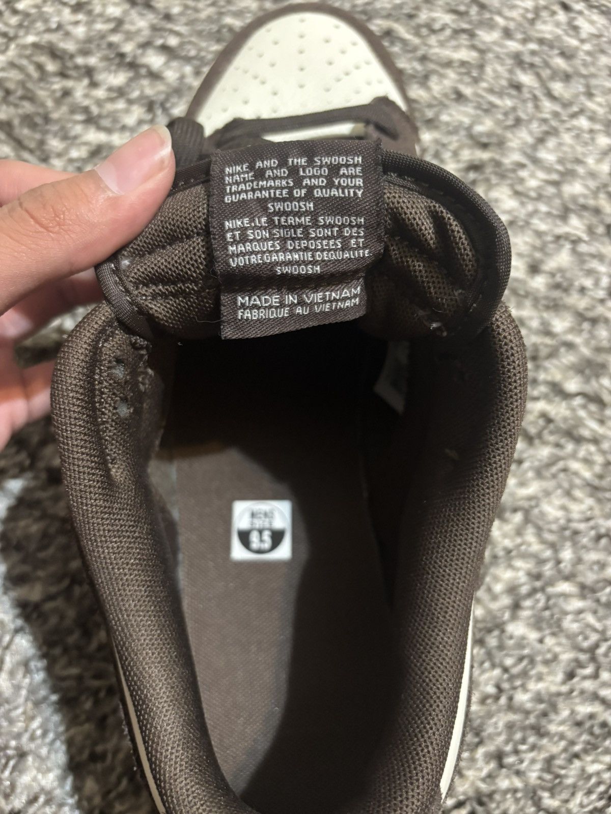 Nike Nike dunks, caco nike shoes low top Size US 9.5 / EU 42-43 - 5 Thumbnail