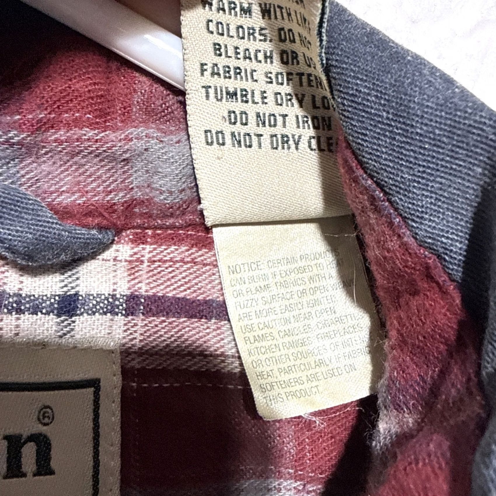 Vintage Vintage L.L.Bean Button-Up Shirt Jacket Mens Large Blue Cotton Lined Heavyweight Pockets All Seasons Classic 90s Western Gift Idea Size US L / EU 52-54 / 3 - 7 Thumbnail