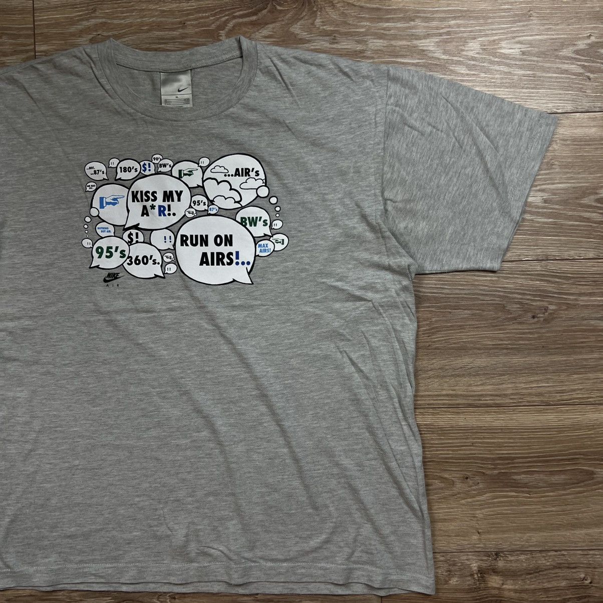 Nike 00s Nike Air Vintage Y2K Oversized Retro Tee T-Shirt Size US XL / EU 56 / 4 - 3 Thumbnail