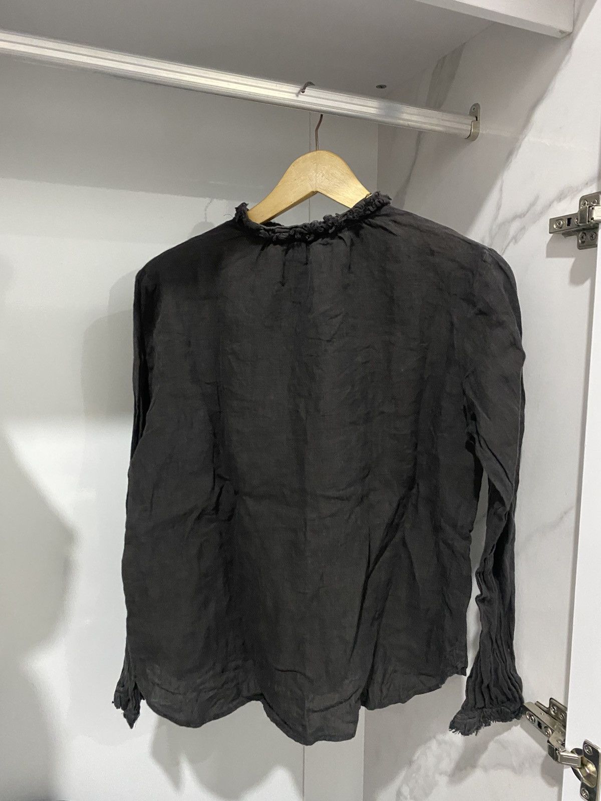 Issey Miyake × Japanese Brand Japanese Loisir Linen Shirt Issey Yohji Styled Size US M / EU 48-50 / 2 - 3 Thumbnail