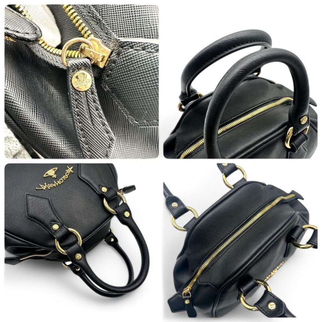 Vivienne Westwood Vivienne Westwood - Anglomania Leather Handbag Black Size ONE SIZE - 5 Thumbnail