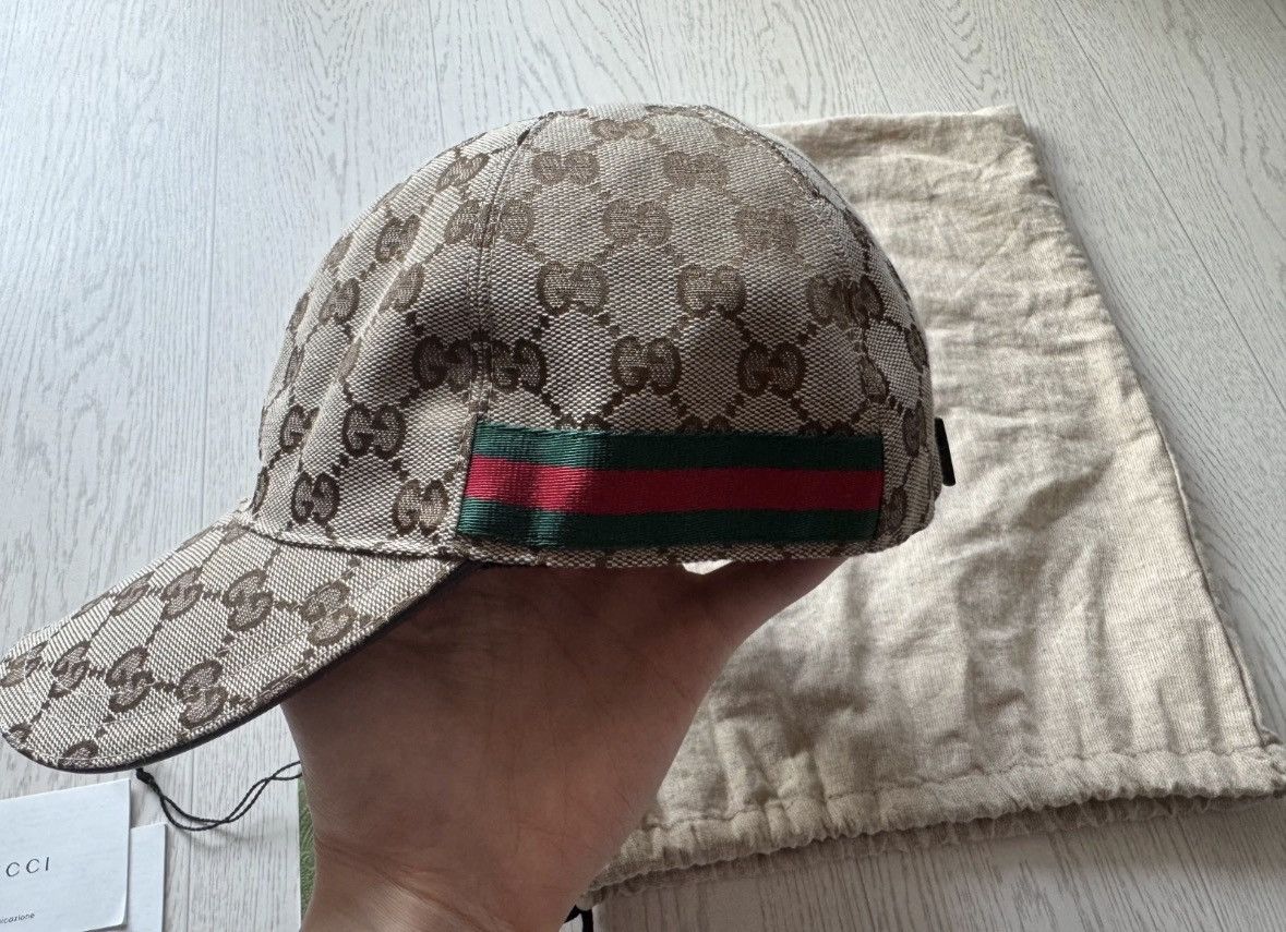 Gucci Gucci baseball Cap Beige Large Size ONE SIZE - 2 Thumbnail