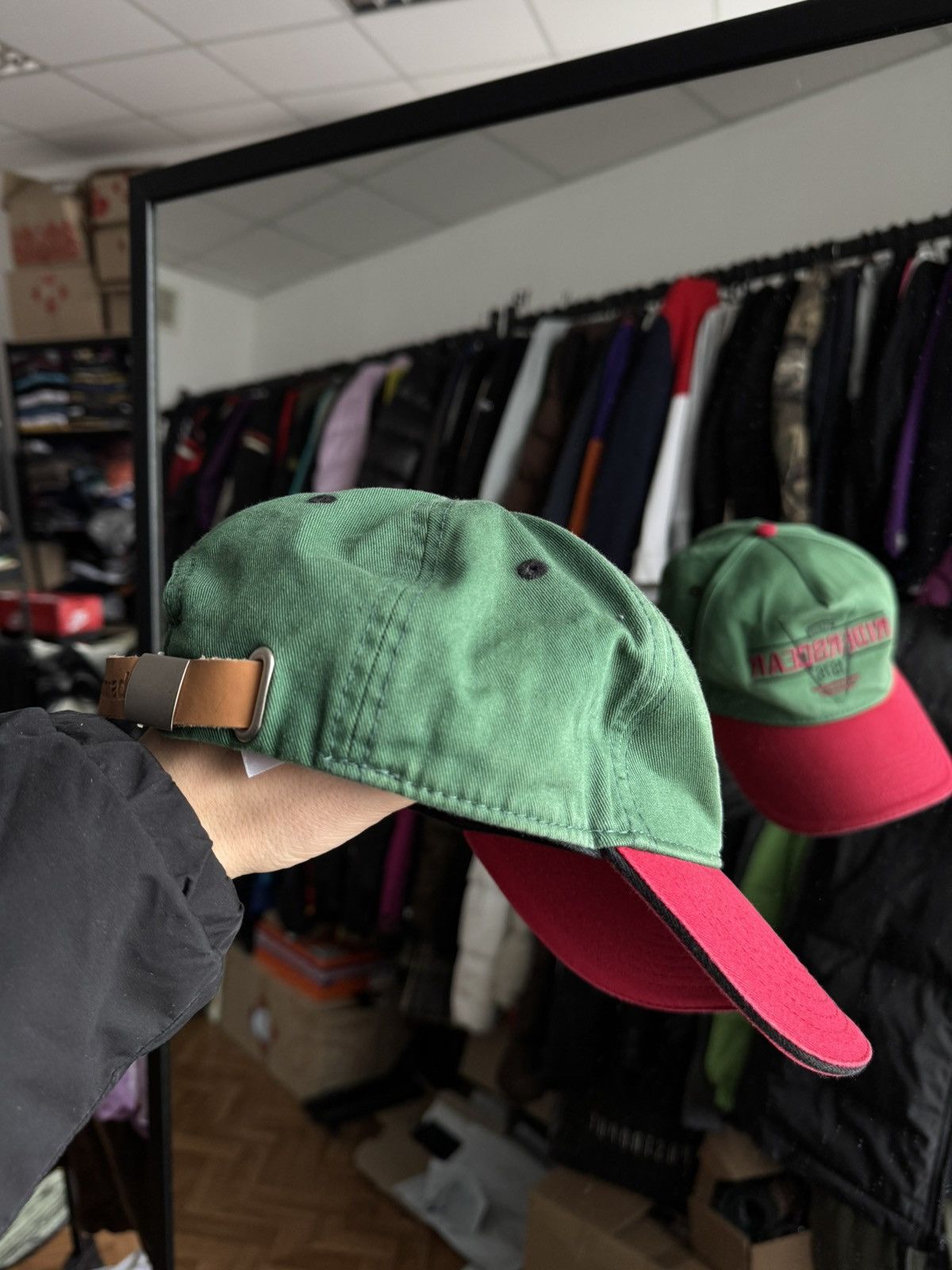 BMW × Vintage BMW Riders gear vintage green cap Motors Racing Size ONE SIZE - 3 Thumbnail