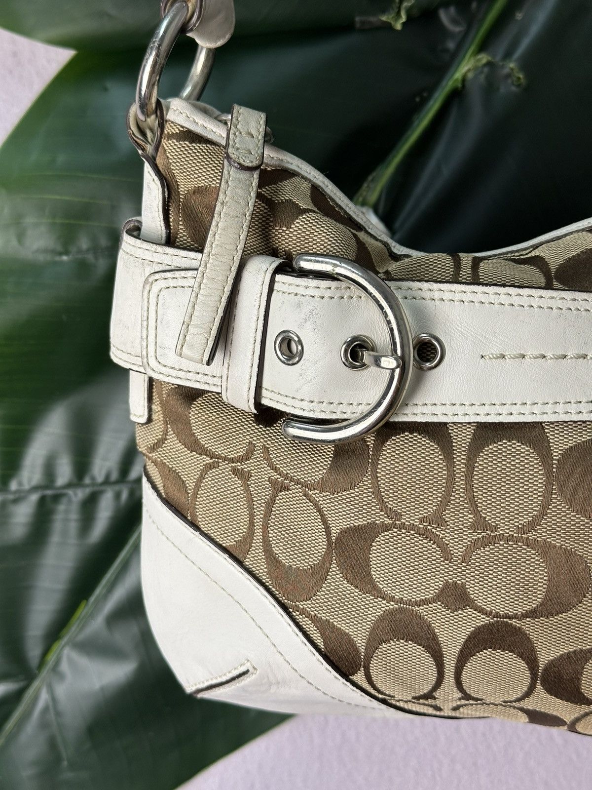 Coach × Genuine Leather Coach Handbag Size ONE SIZE - 2 Thumbnail