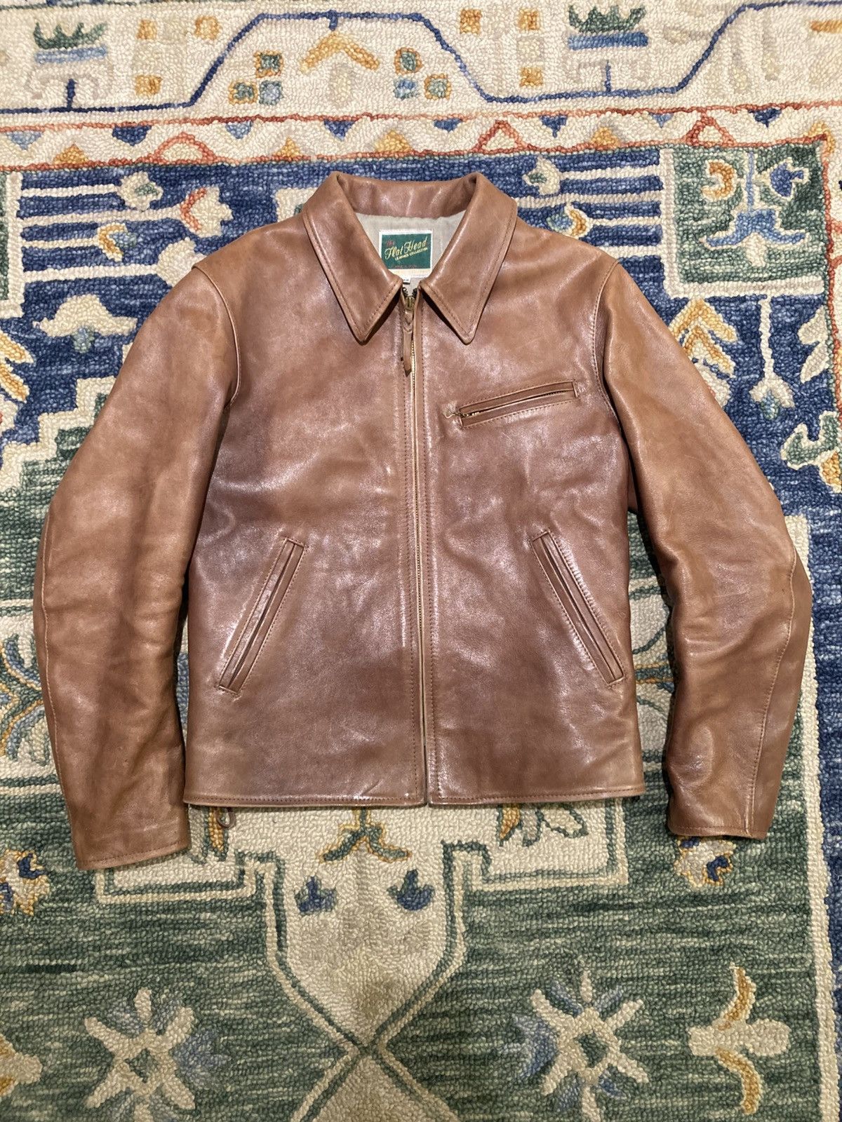 The Flat Head Flat Head Single Riders Jacket, 42 | Grailed
